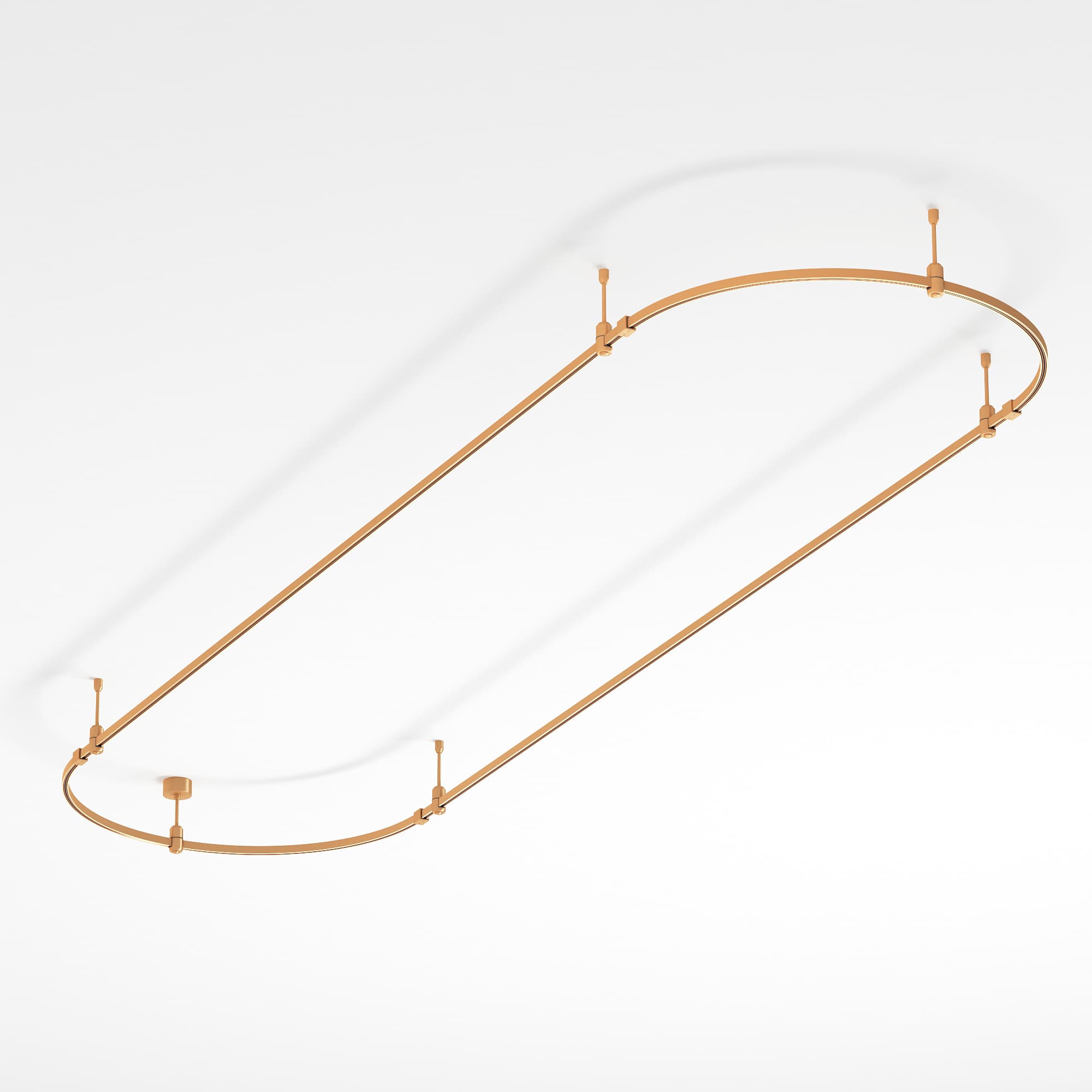 Основание ART-APRIORI-OVAL-ROD-200-3000x1000 (GD) (Arlight, IP20 Металл, 3 года) 048502