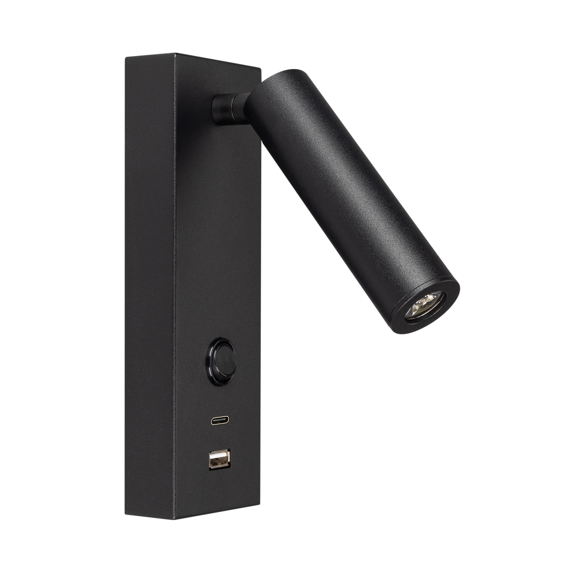 Светильник SP-BED-CHARGE-S60x125-3W Warm3000 (BK, 20 deg, 230V, USB-A, USB-C) (Arlight, IP20 Металл, 3 года) 029629(1)