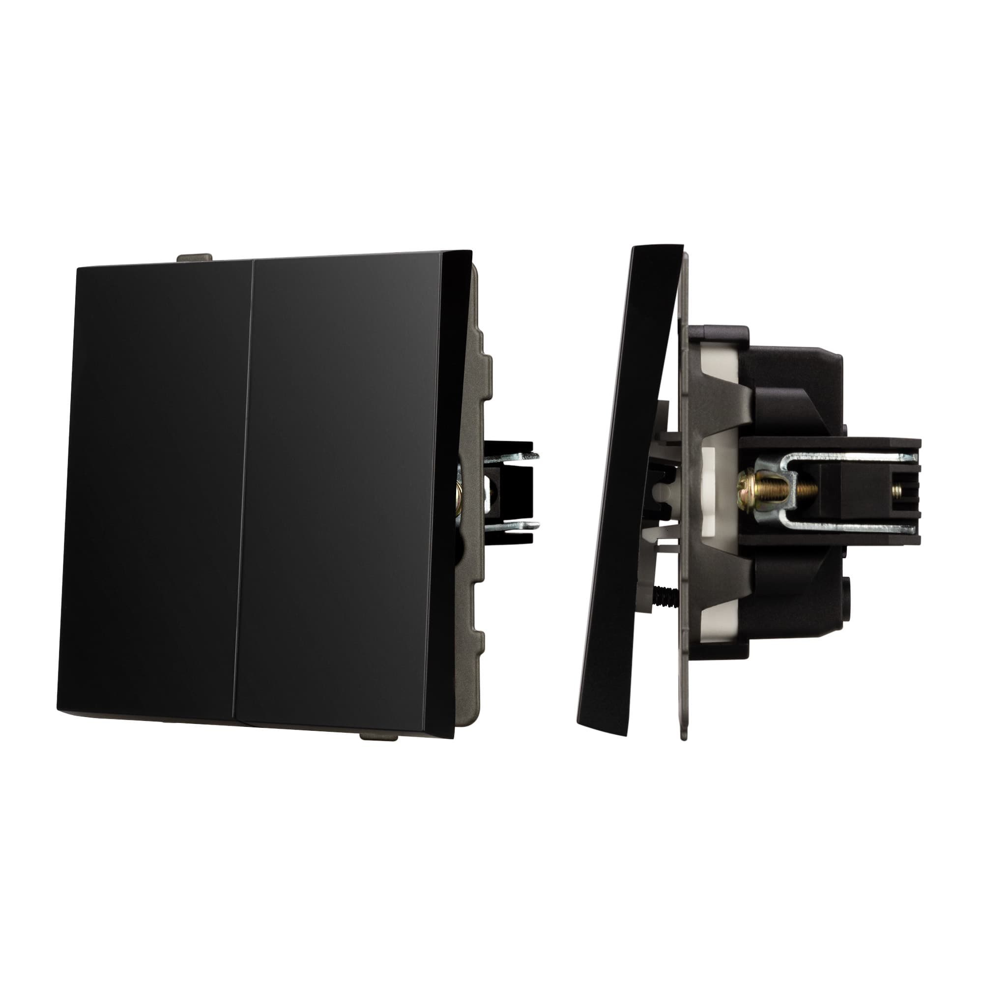 Механизм выключателя управления шторами SWT-TENDO-MKR2-PL-BK (230V, 10A) (Arlight, Черный) 054139