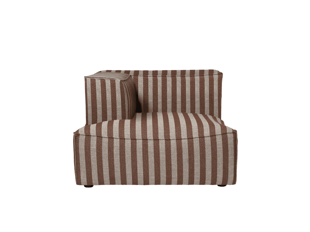 Ferm Living Catena Sofa Chaise Longue Left L600 - Louisiana - Sand/Chocolate ferm LIVING — фото 2