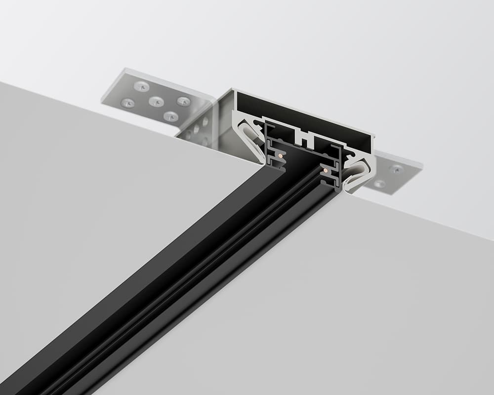 Однофазный шинопровод для натяжных потолков FALDI POWER TRACK NPx1 Однофазный шинопровод для натяжных потолков POWER.TRACK.NPx1-200