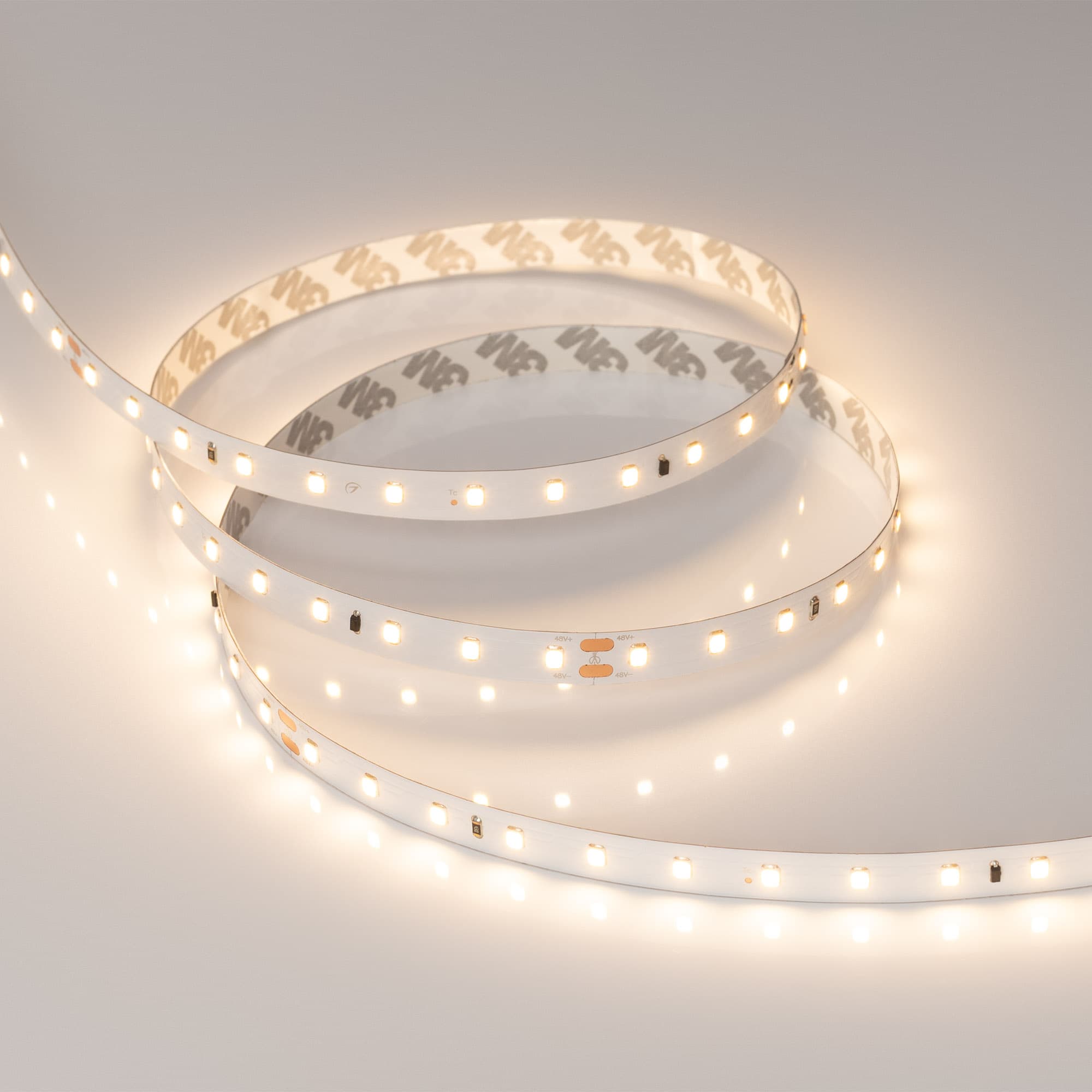 Светодиодная лента IC-A72-10mm 48V Warm3000 (3.8 W/m, IP20, 2835, 60m) (Arlight, стабилизированная) 032190 — фото 2