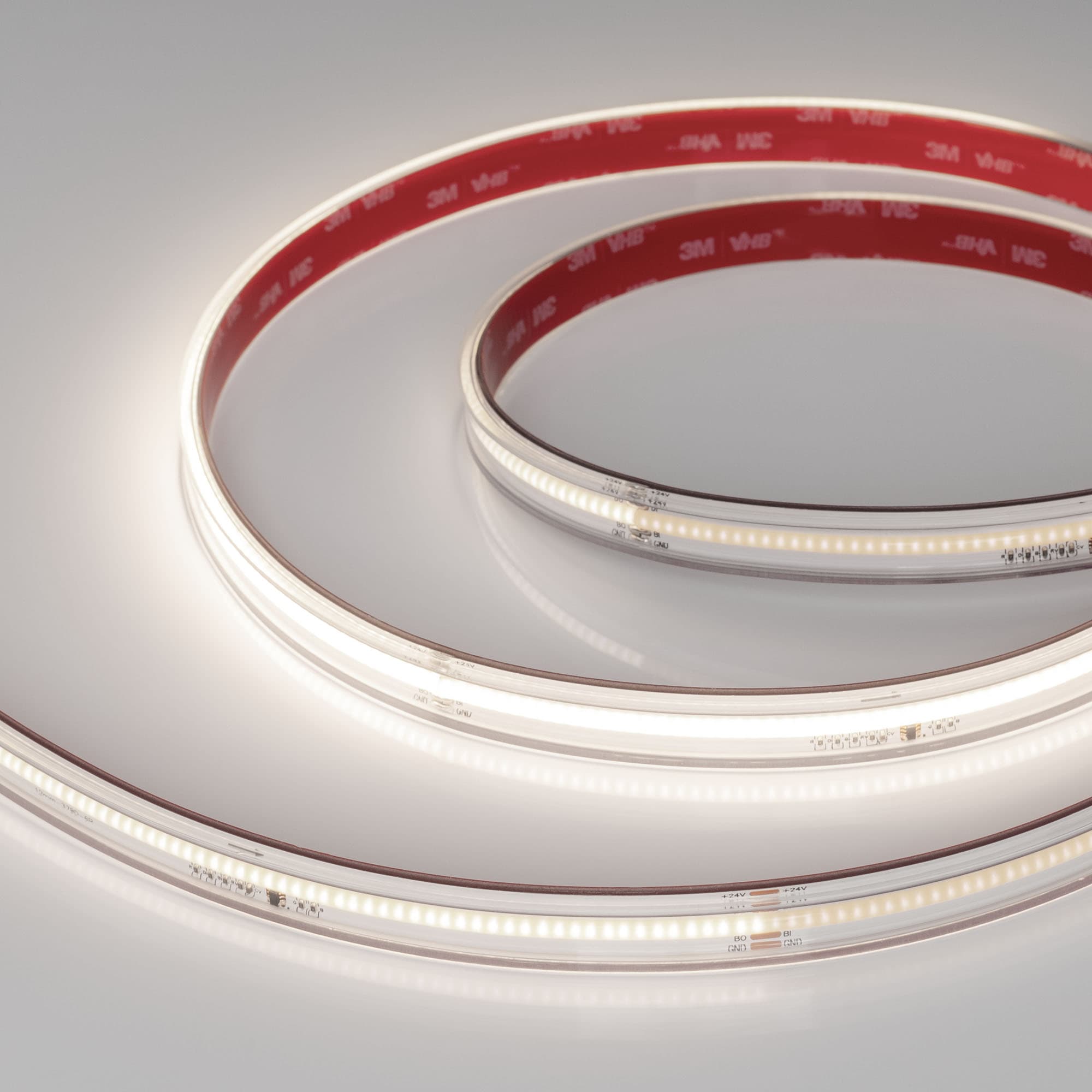 Светодиодная лента герметичная SPI-COB-PS-X378-14mm 24V Day4000-PX63-BPT (7 W/m, IP67, 5m) (Arlight, бегущий огонь) 039963 — фото 1