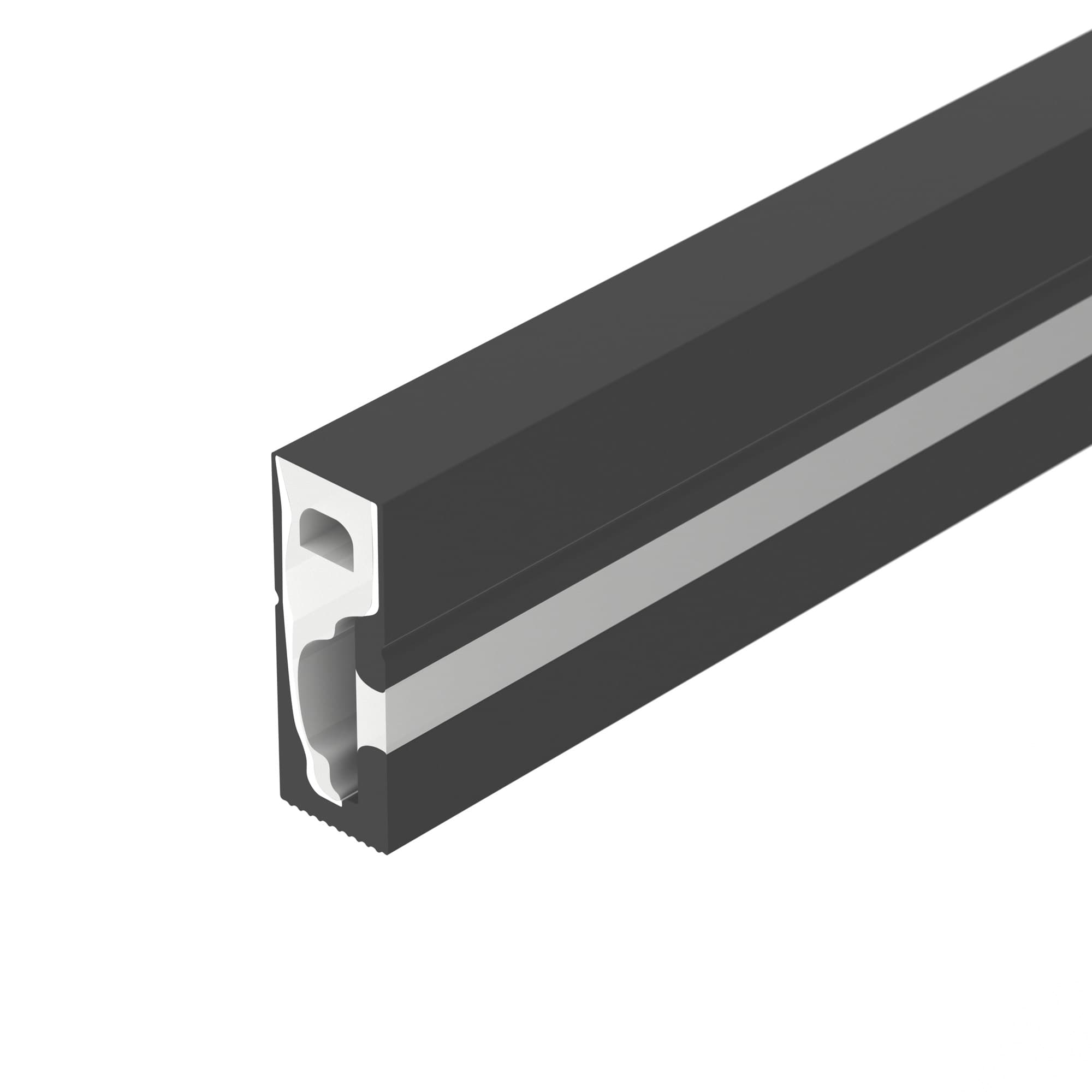 Силиконовый профиль WPH-FLEX-0616-SIDE-S9-5m FULL BLACK (Arlight, Силикон) 045842 — фото 2