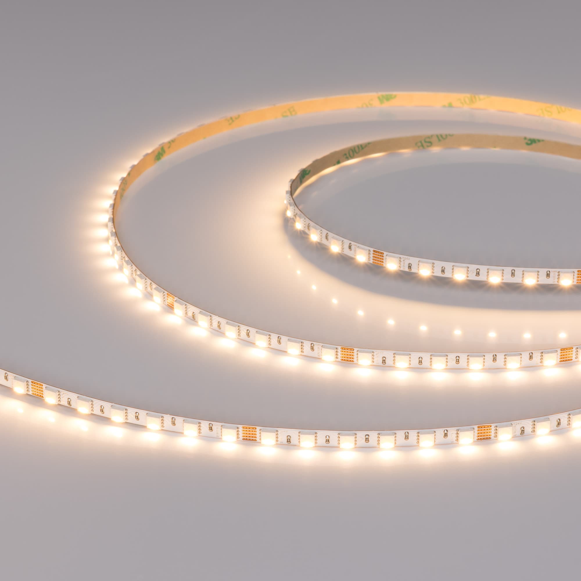 Светодиодная лента RT-H96-5mm 24V RGBW-Warm-4-in-1 (10 W/m, IP20, 5m) (Arlight, узкая) 058435 — фото 7