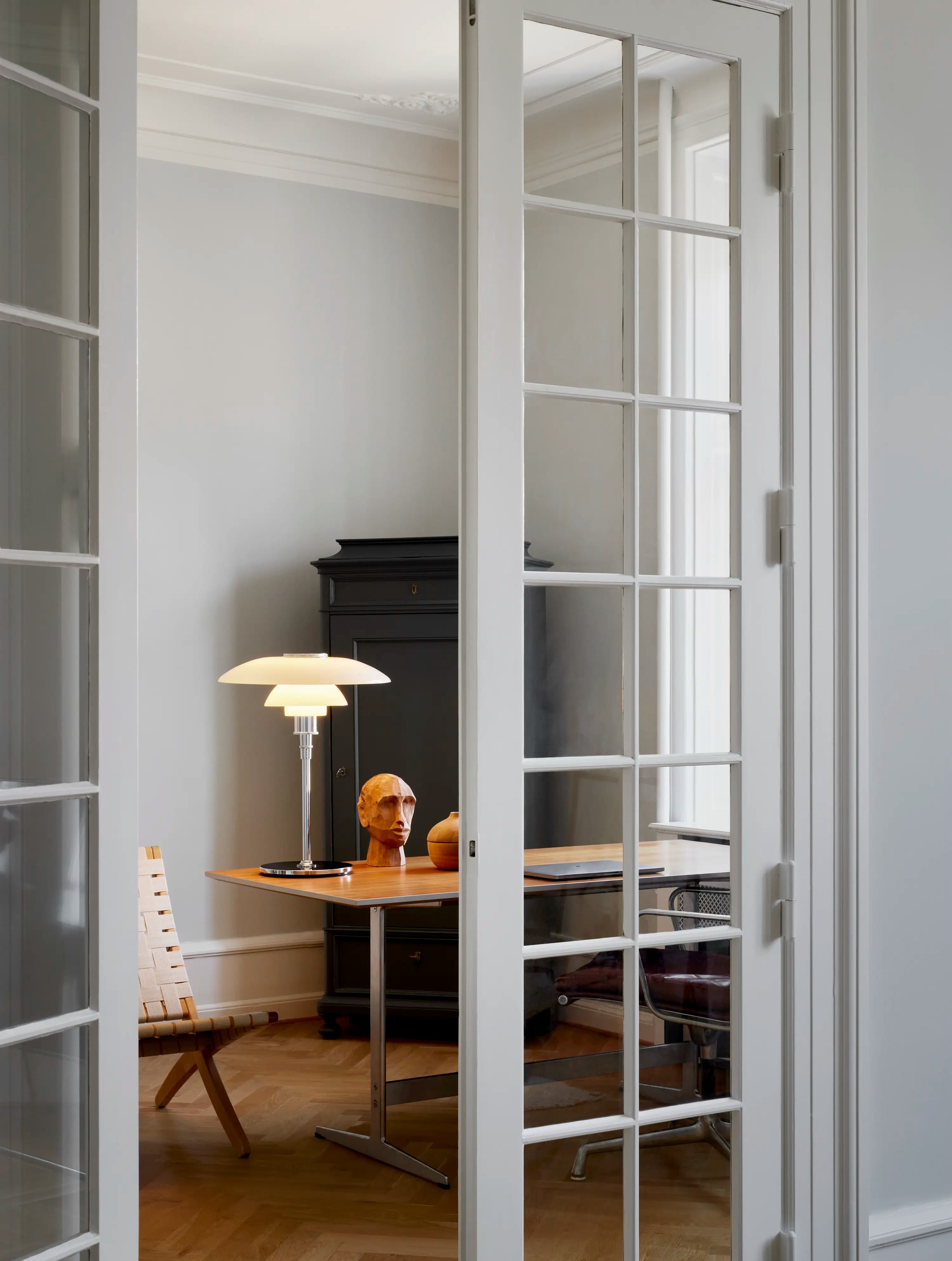 Louis Poulsen PH 4½-3½ Table Lamp High lustre chrome plated — фото 2