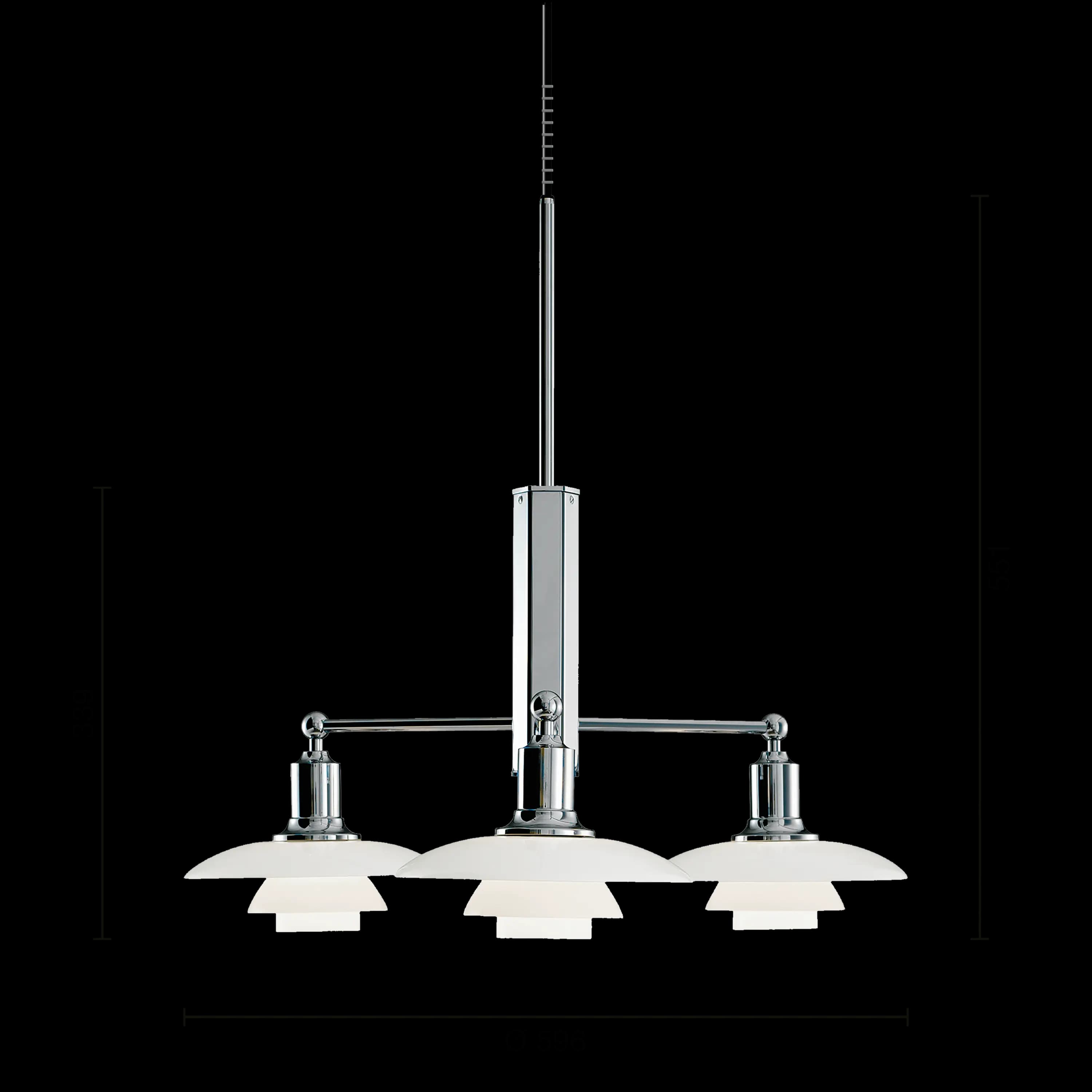 Louis Poulsen PH 2/1 Stem Fitting High lustre chrome plated Louis Poulsen — фото 4