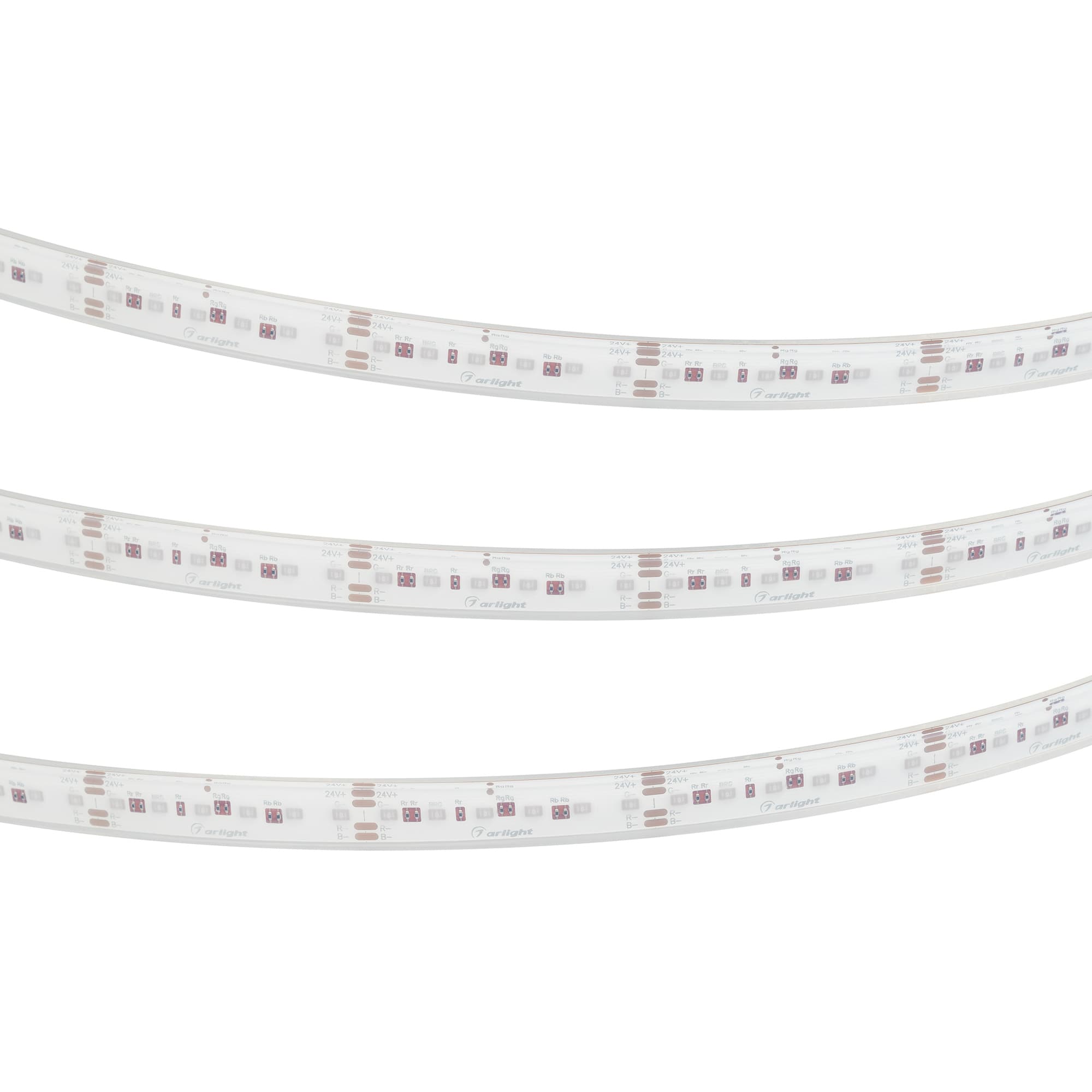 Светодиодная лента герметичная DOT-PFS-X120-12mm 24V RGB (14 W/m, IP68, 5m) (Arlight, 5 лет) 058096 — фото 5