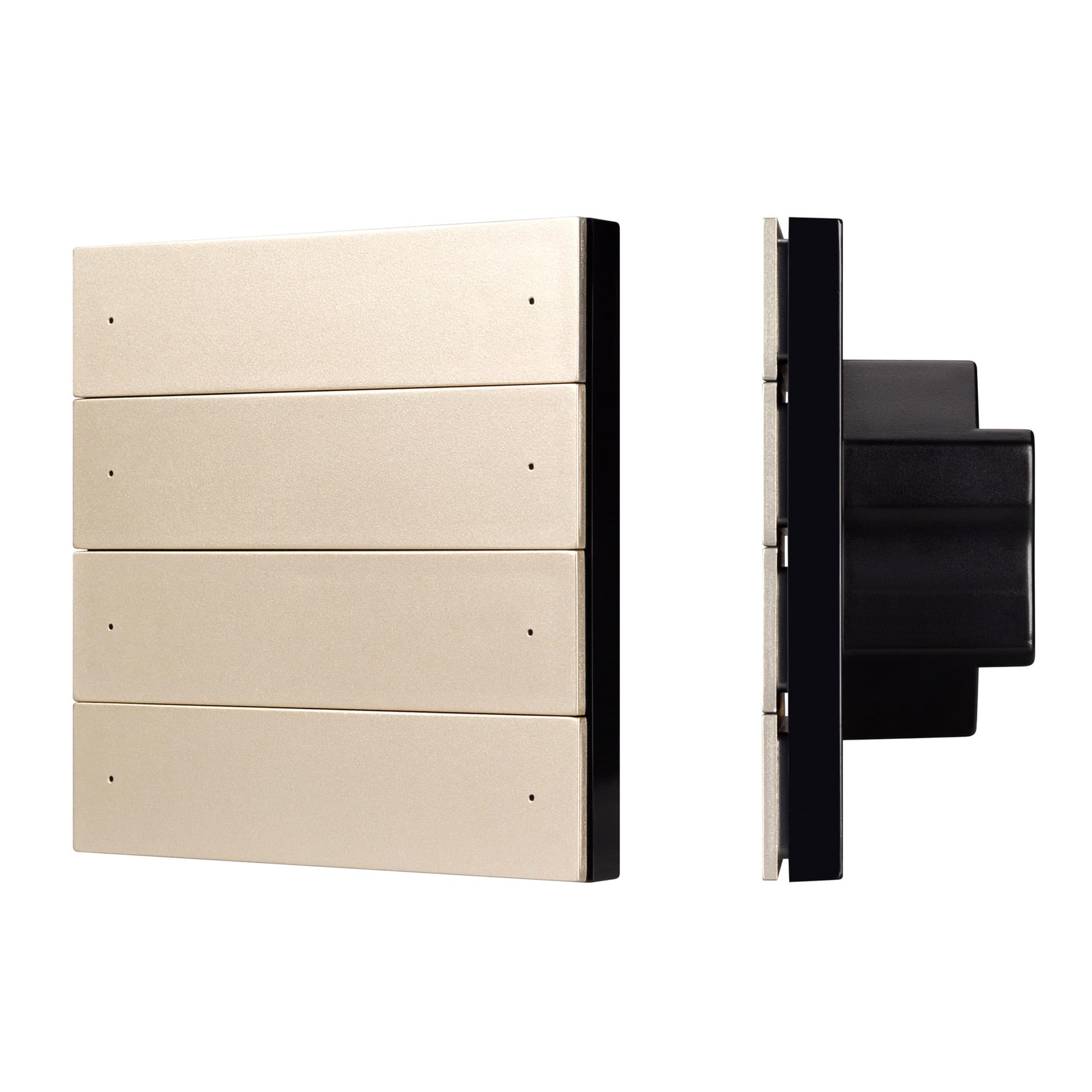 INTELLIGENT ARLIGHT Кнопочная панель SMART-DMX512-801-22-8G-8SC-DIM-IN Gold (230V, 2.4G) (IARL, IP20 Пластик, 5 лет) 039317 Arlight — фото 1