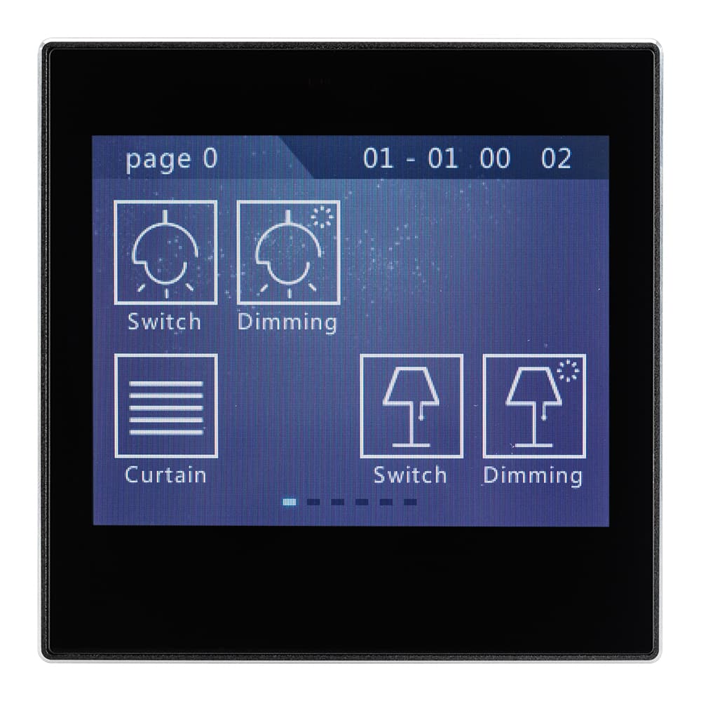 Панель Sens SR-KN3521-IN Black (KNX, MULTI) (Arlight, -) 023037 — фото 6