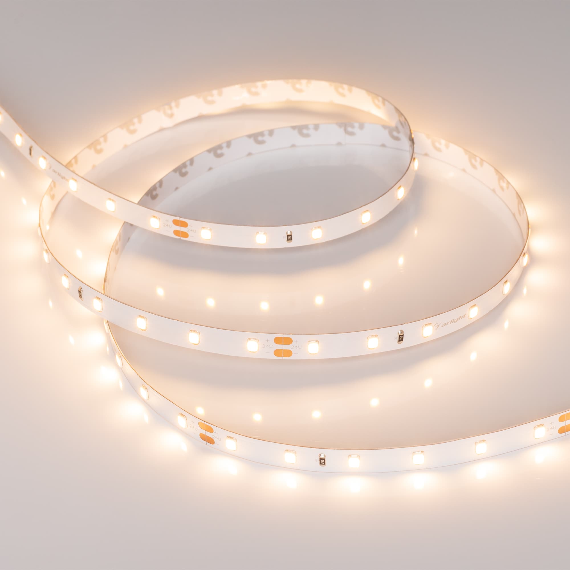 Светодиодная лента RT 2-5000 24V Warm2700 (2835, 300 LED, PRO) (Arlight, 7.2 Вт/м, IP20) 020013(B) — фото 4