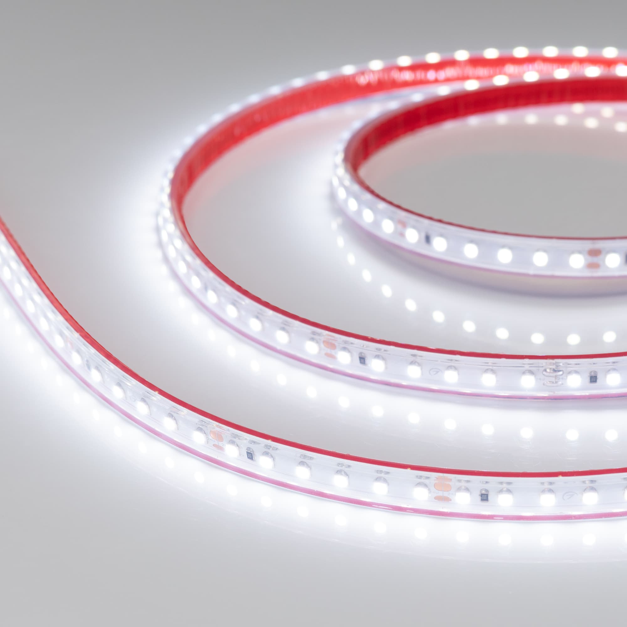 Светодиодная лента RTW 2-5000PS 24V White6000 2x (3528, 600 LED, LUX) (Arlight, 9.6 Вт/м, IP67) 022321 — фото 4