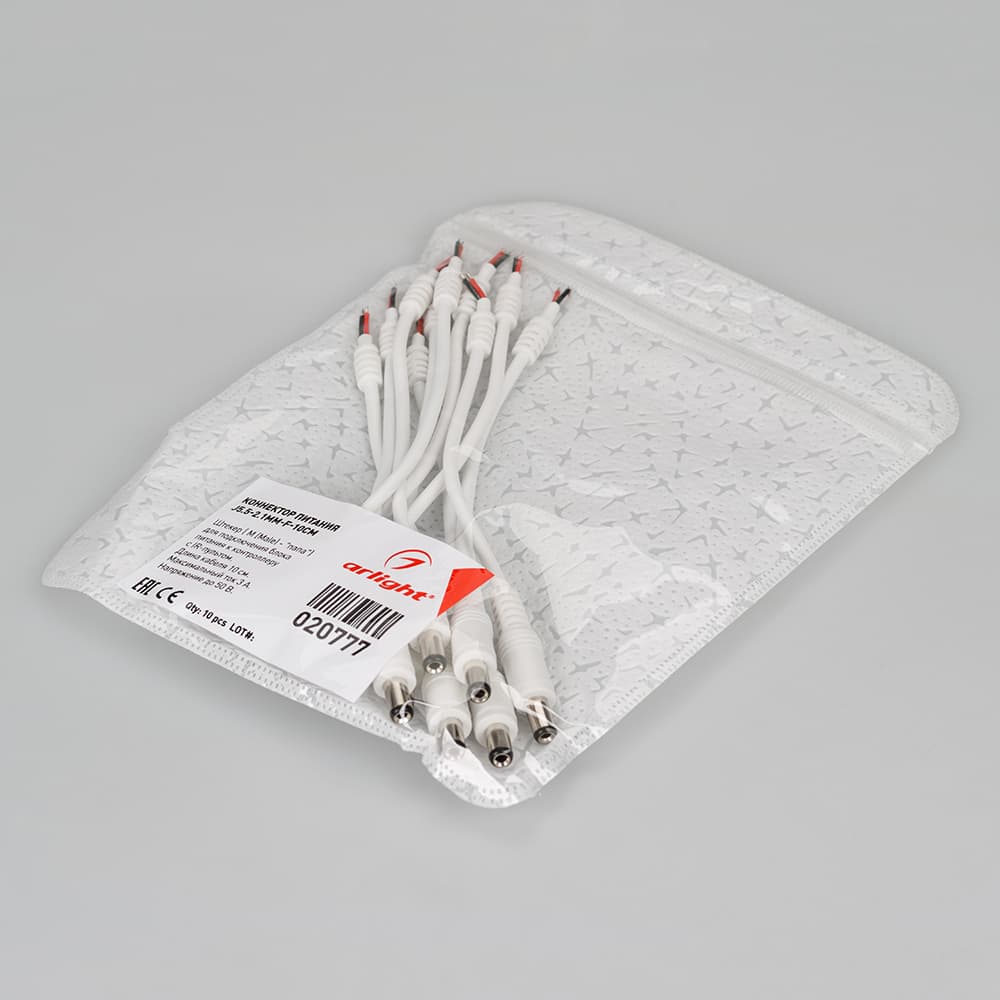 Коннектор питания J5.5-2.1mm-F-10cm (Arlight, -) 020777 Arlight — фото 3