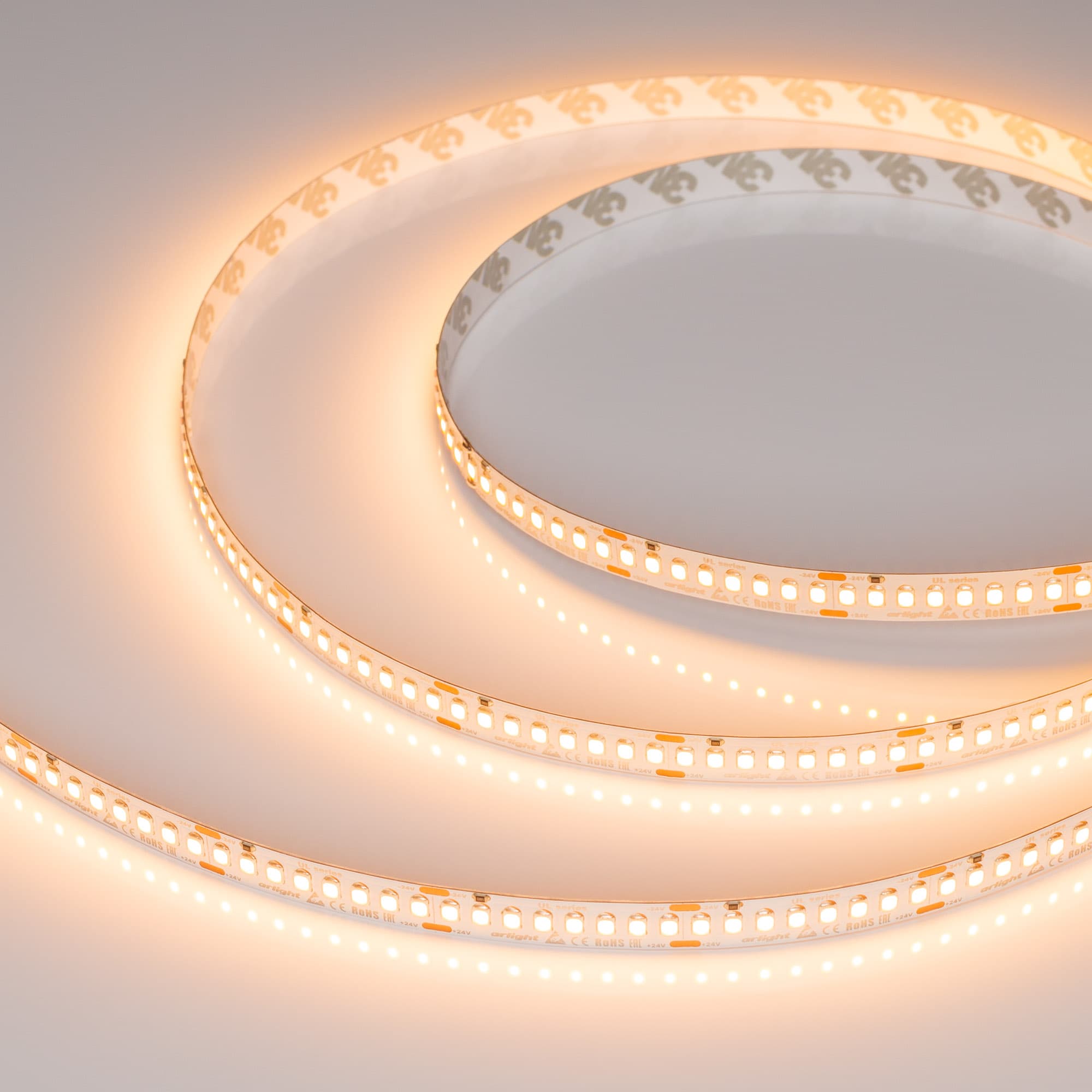 Светодиодная лента UL-A200-10mm 24V Warm2400 (20 W/m, IP20, 5m) (Arlight, 7 лет) 037223 — фото 1