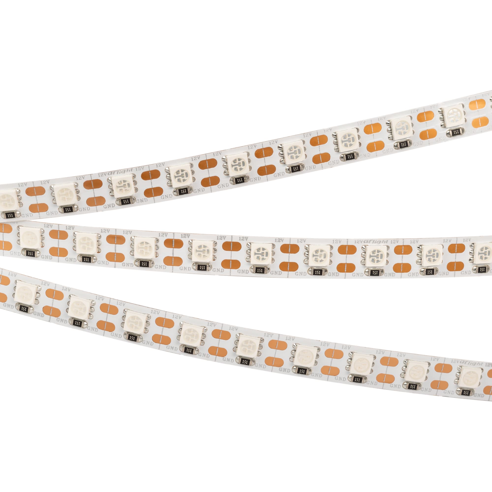 Светодиодная лента RT 2-5000 12V Cx1 Yellow 2x (5060, 360 LED, LUX) (Arlight, 15.6 Вт/м, IP20) 011708 — фото 1