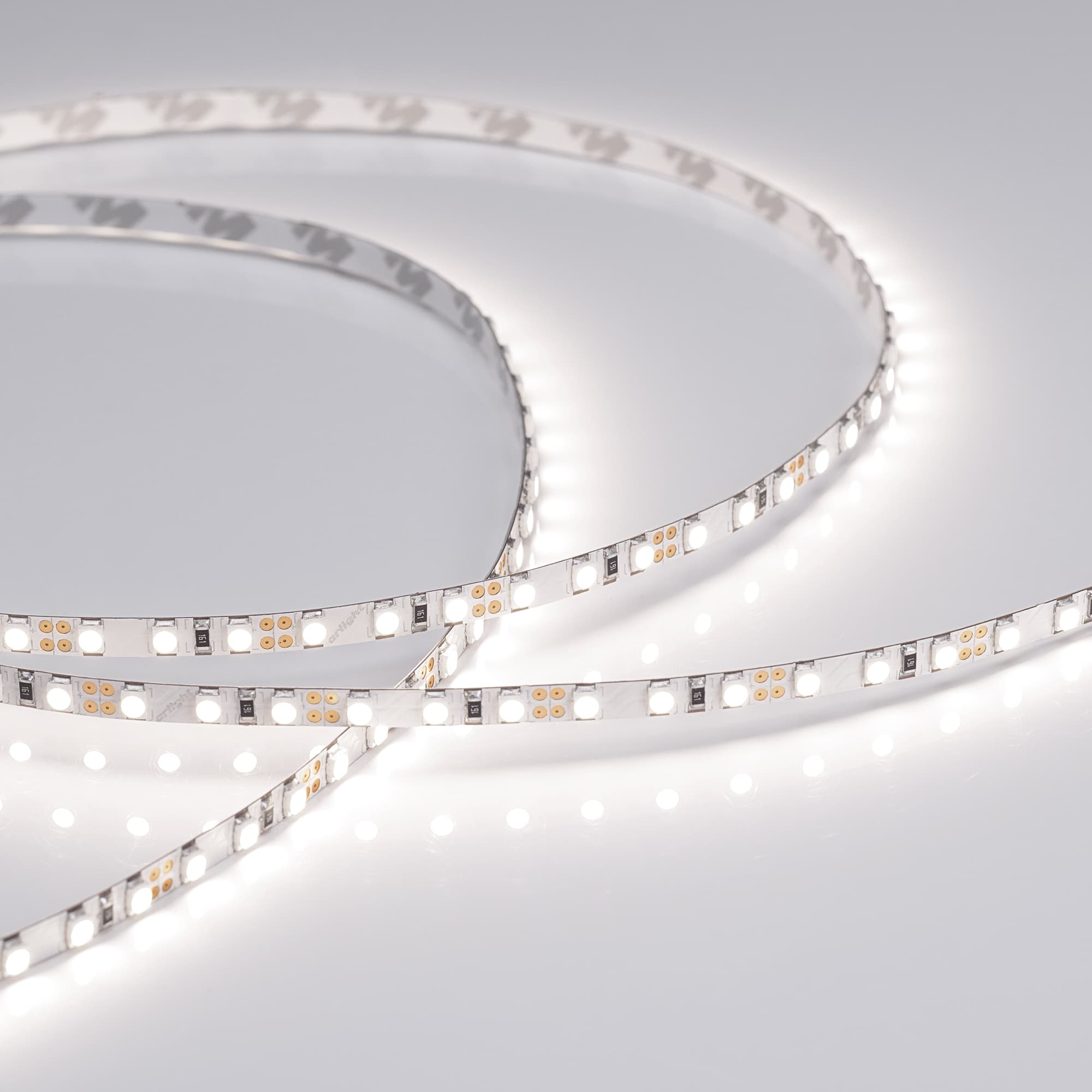 Светодиодная лента RT-A120-5mm 12V Day4000 (9.6 W/m, IP20, 2835, 5m) (Arlight, узкая) 014994(2) — фото 2