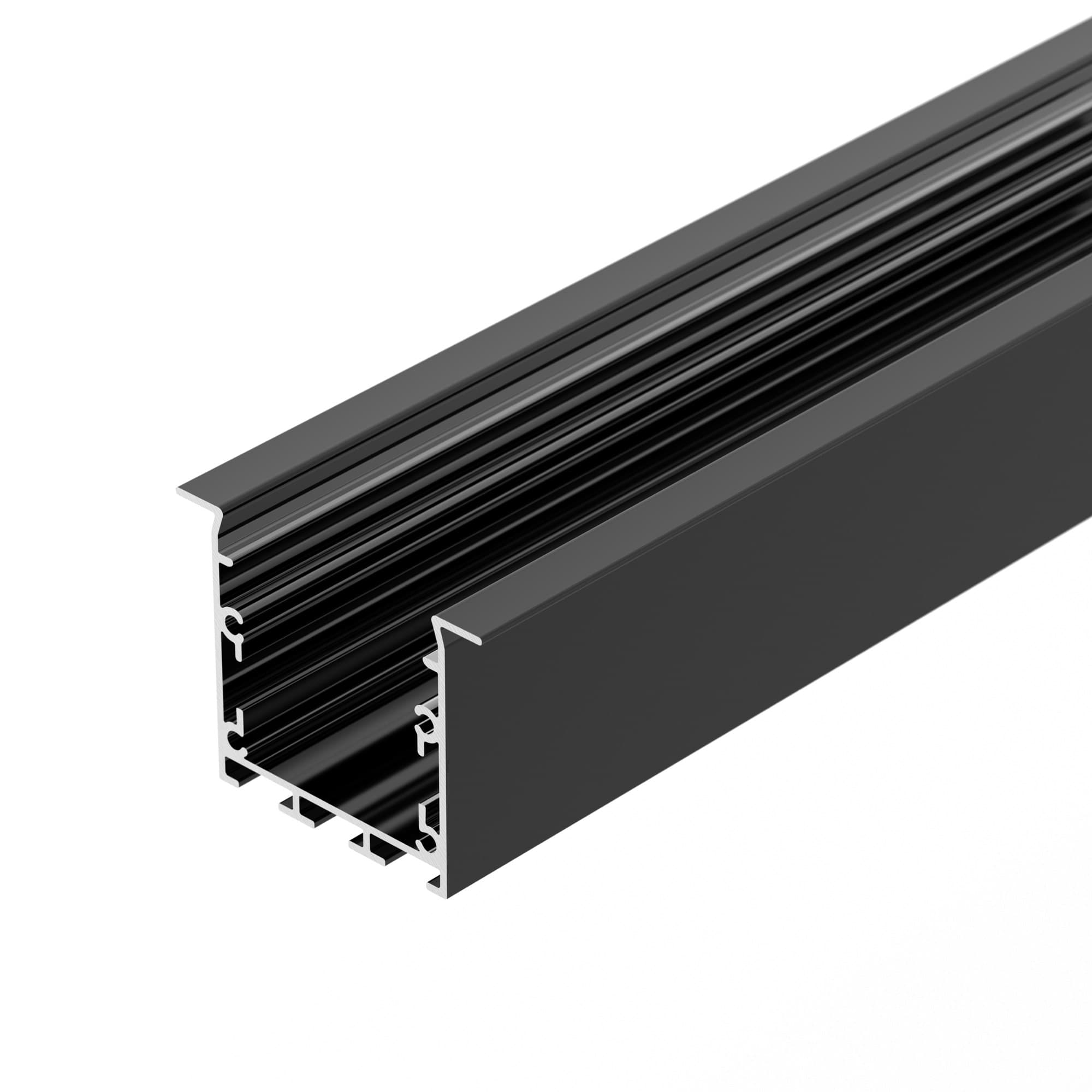 Профиль LINIA49-F-S-2000 BLACK (Arlight, Алюминий) 041873 — фото 2