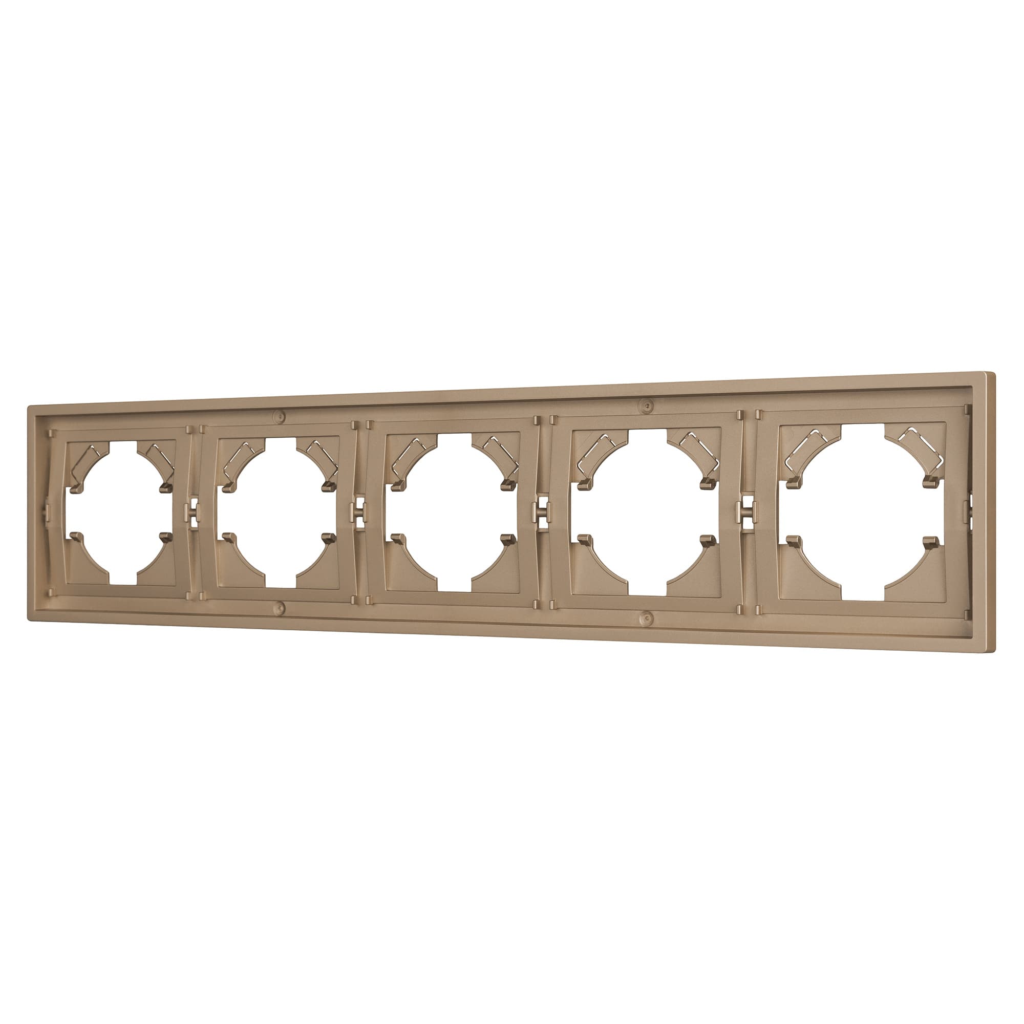 Рамка пластиковая FRM-TENDO-PL-5-GD (Arlight, Песочный) 053854