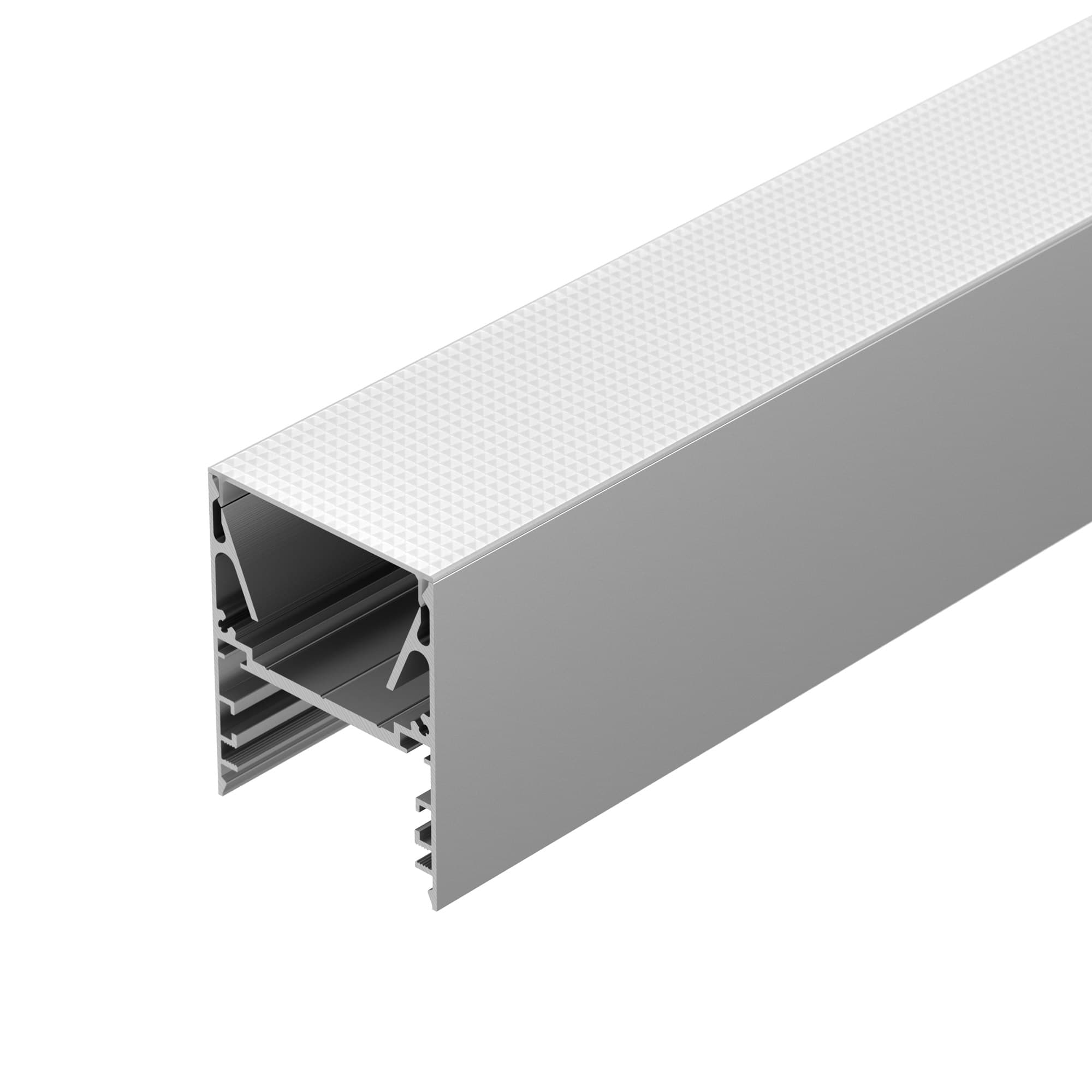 Профиль с экраном ALU-LINE-DUO-2000 ANOD+OPAL (Arlight, Алюминий) 024188 Arlight — фото 1