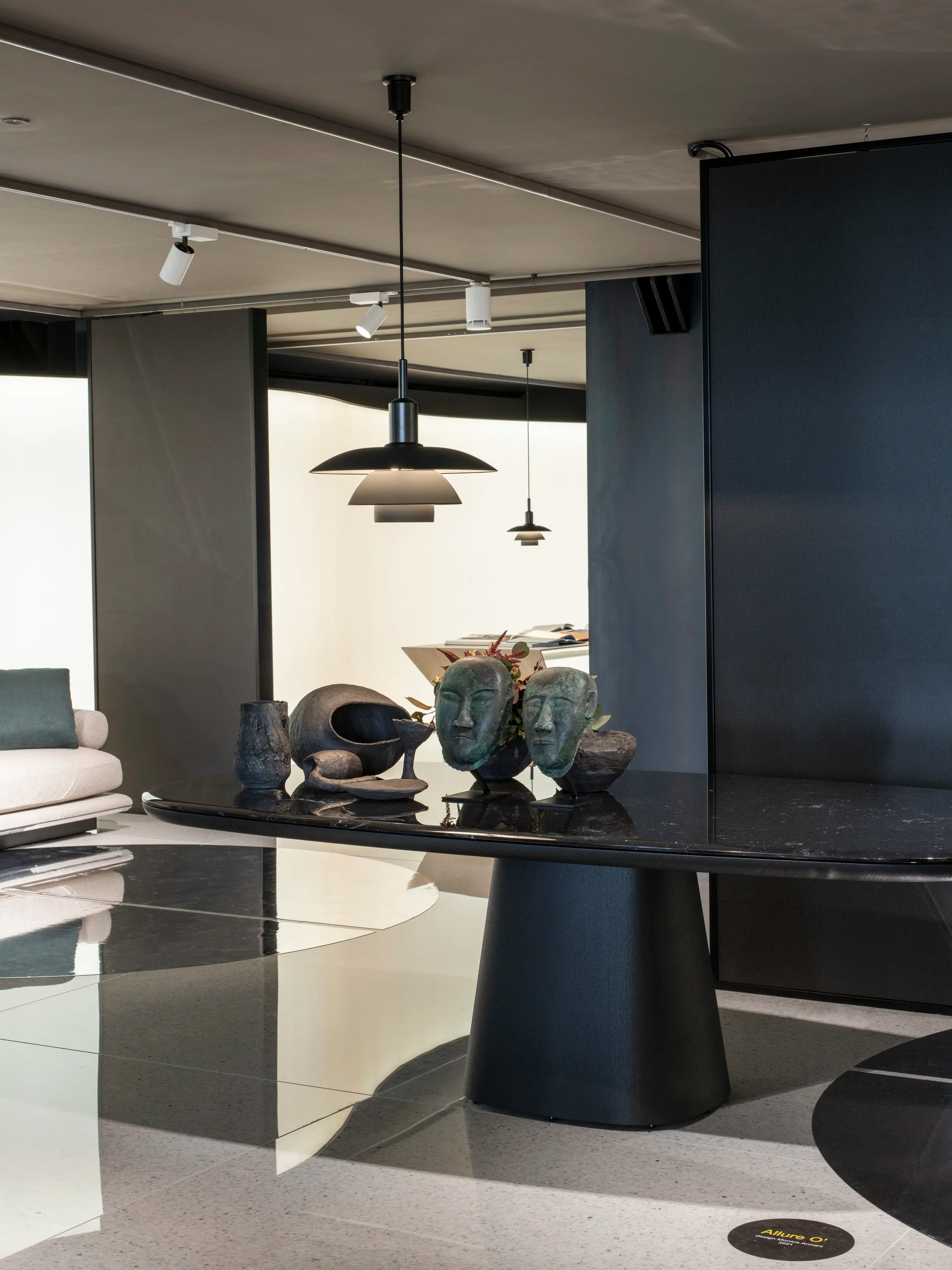 Louis Poulsen PH 5/5 Pendant Metal black/opal glass — фото 5