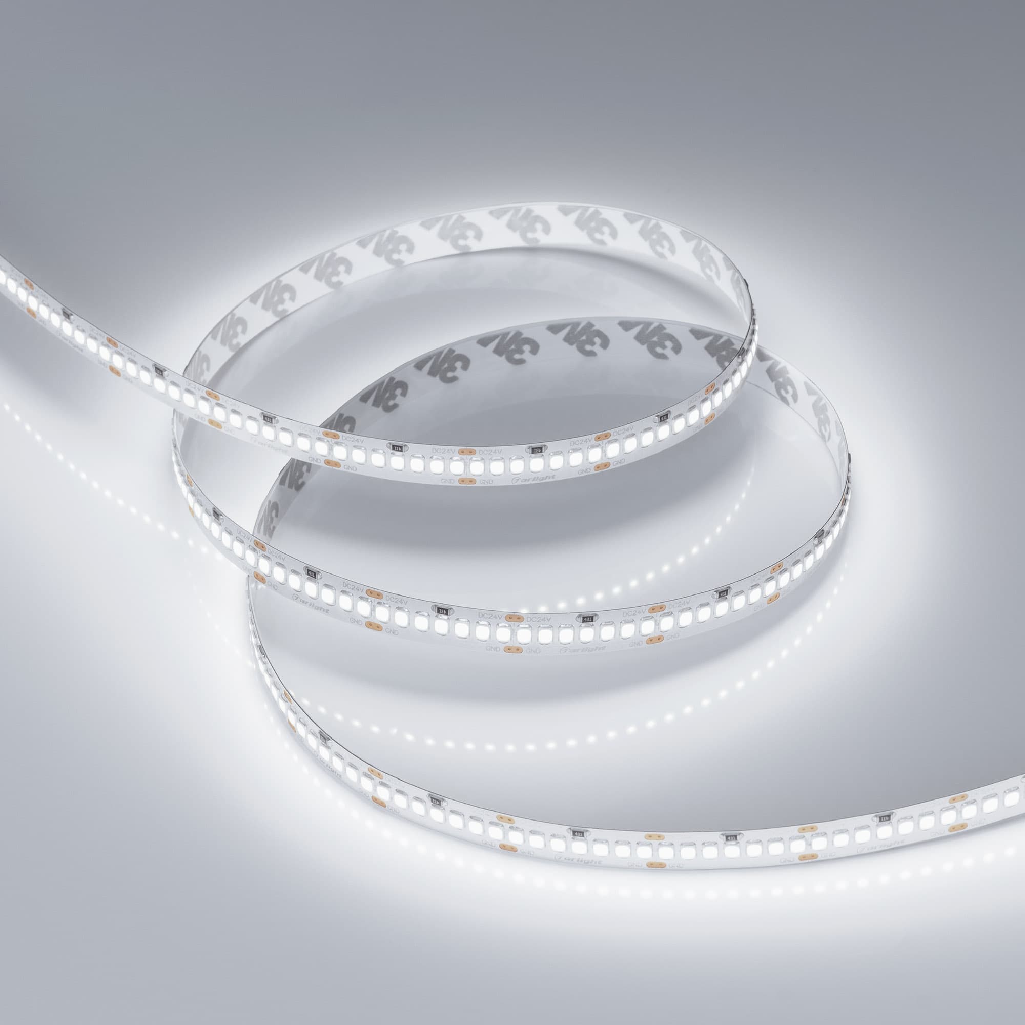Светодиодная лента RT-A252-10mm 24V White6000 (11 W/m, IP20, 2835, 5m) (Arlight, 11 Вт/м, IP20) 022648(2) — фото 3