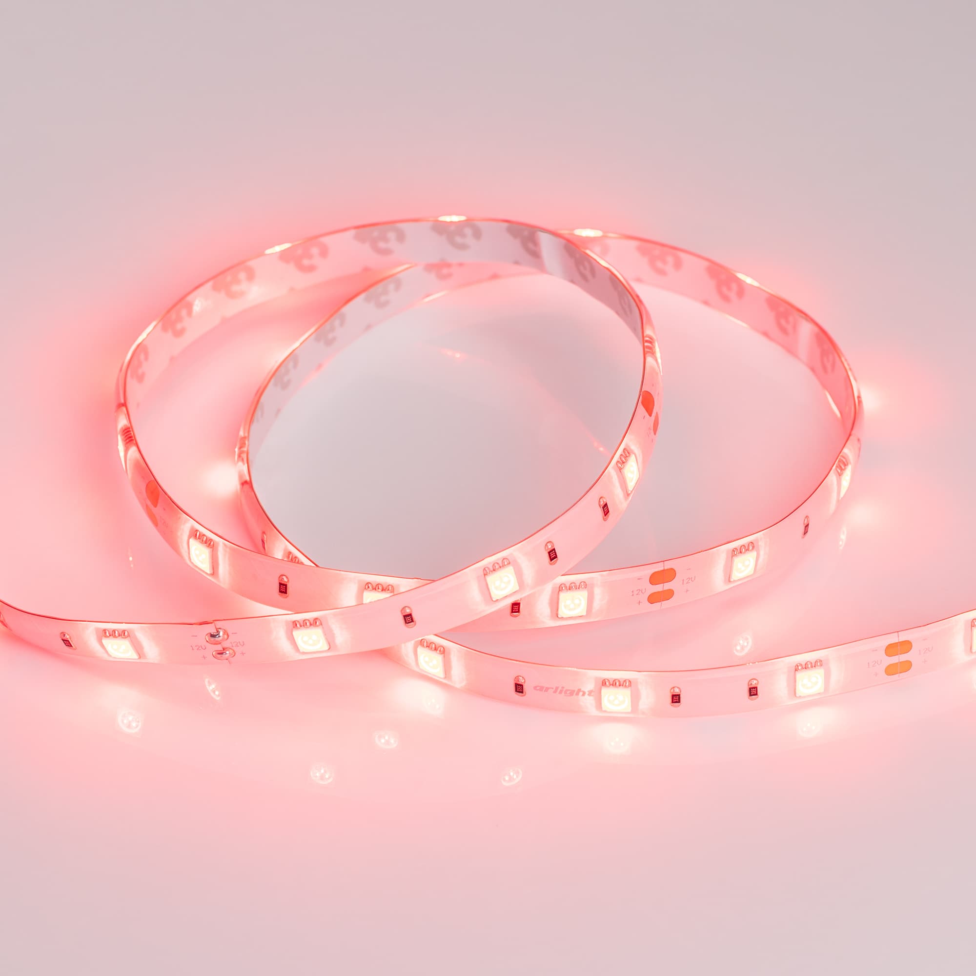 Светодиодная лента RTW 2-5000SE 12V Red (5060, 150 LED, LUX) (Arlight, 7.2 Вт/м, IP65) 016498 — фото 3