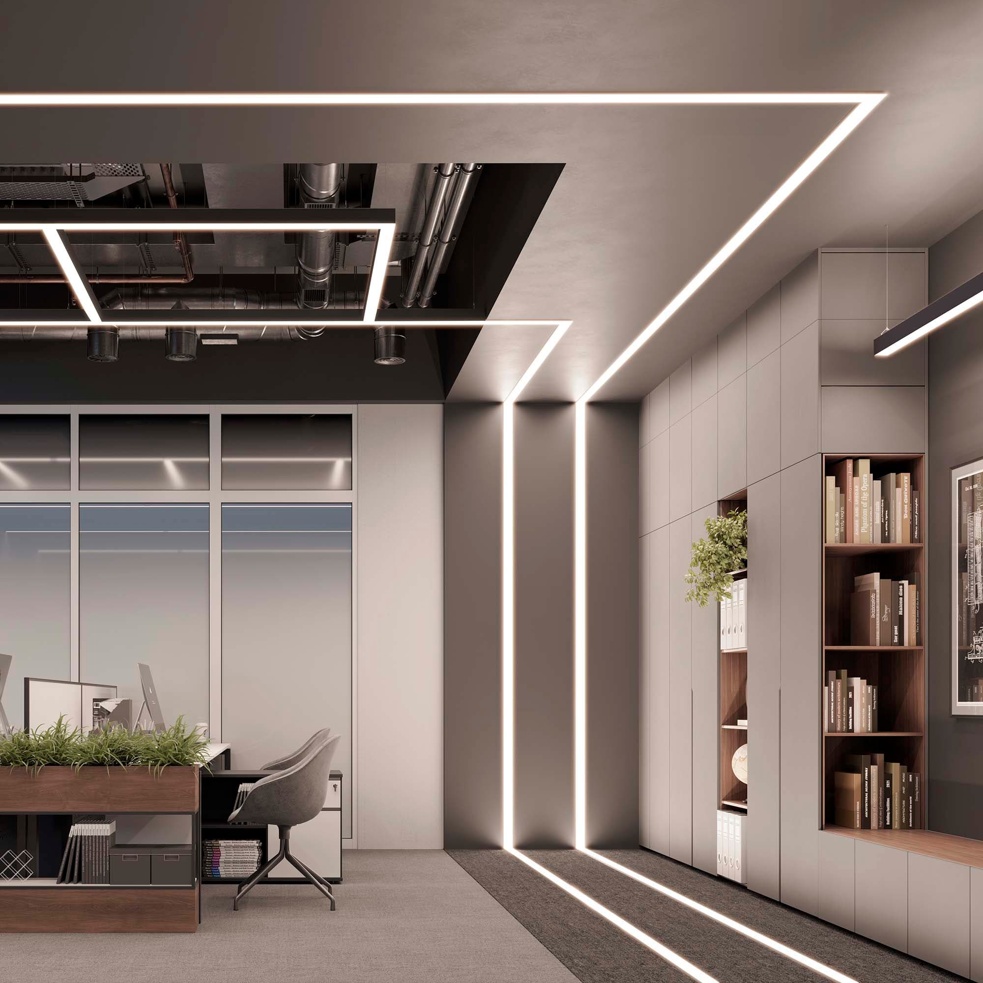 Профиль FLOOR60-H26-3000 ANOD BLACK (Arlight, Алюминий) 046414 — фото 5