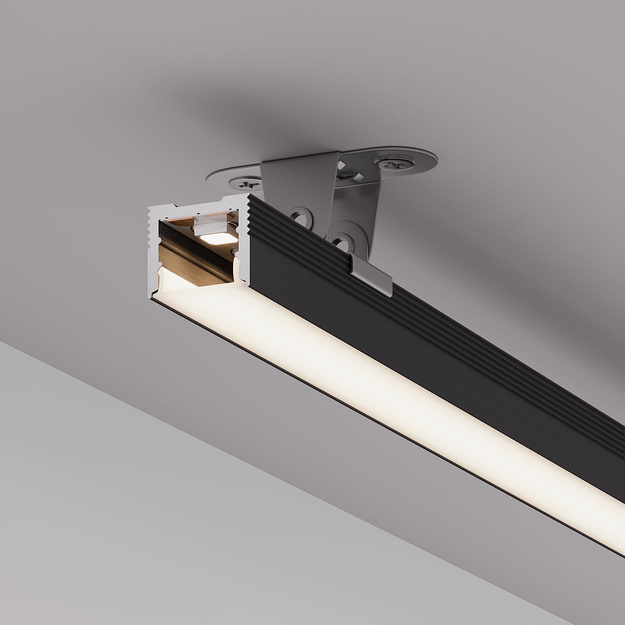 Профиль SL-SLIM-H13M-2000 BLACK (BY) (Arlight, Алюминий) 061375 — фото 4