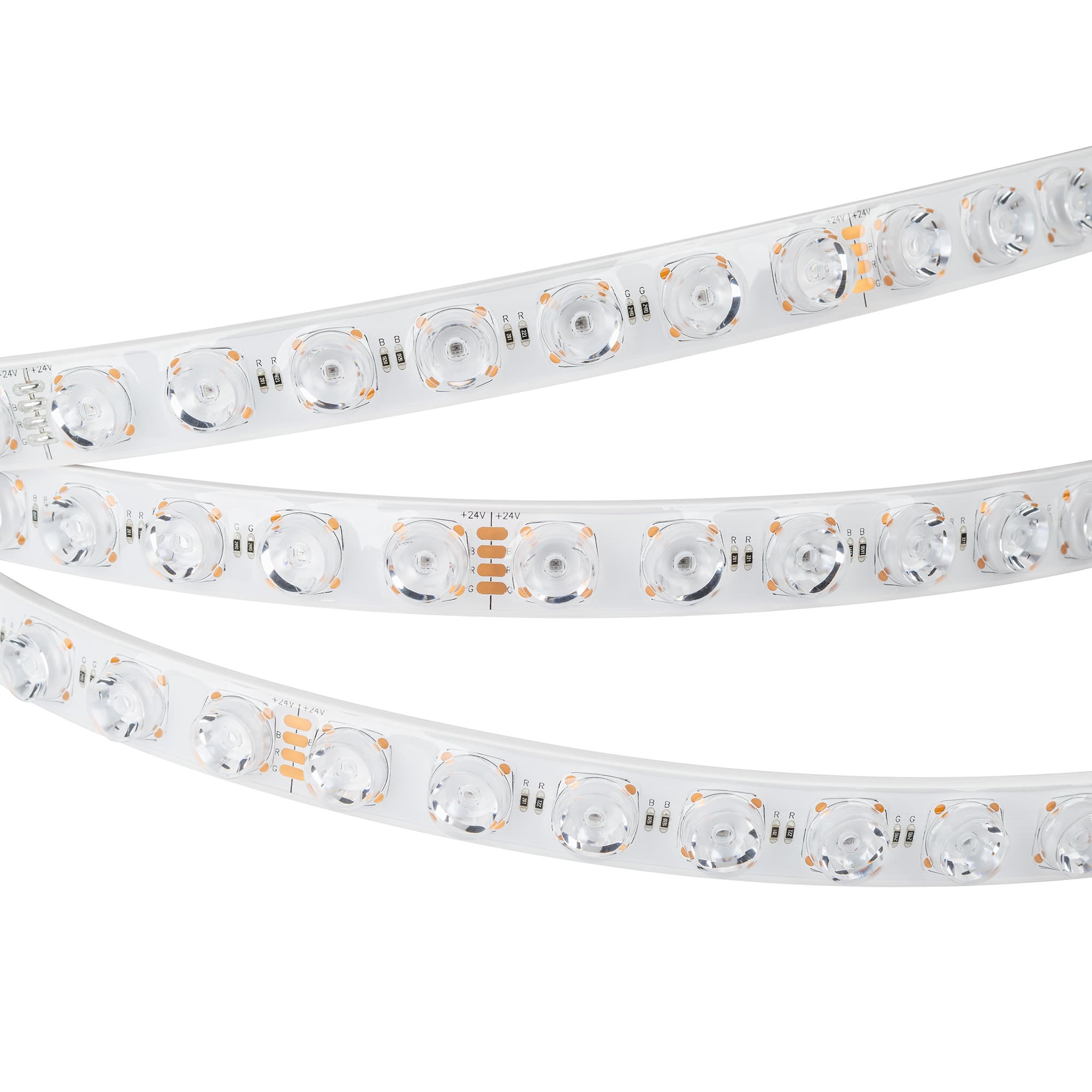 Светодиодная лента герметичная FLT-PS-S42-23mm 24V RGB (21 W/m, IP67, 15deg, 5m) (Arlight, -) 049283 — фото 5