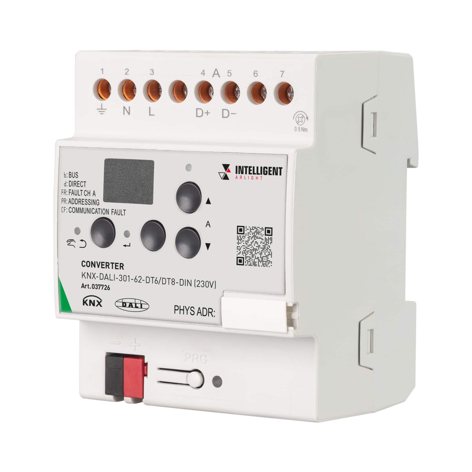 INTELLIGENT ARLIGHT Конвертер KNX-DALI-301-62-DT6/DT8-DIN (230V) (IARL, IP20 Пластик, 3 года) 037726 Arlight