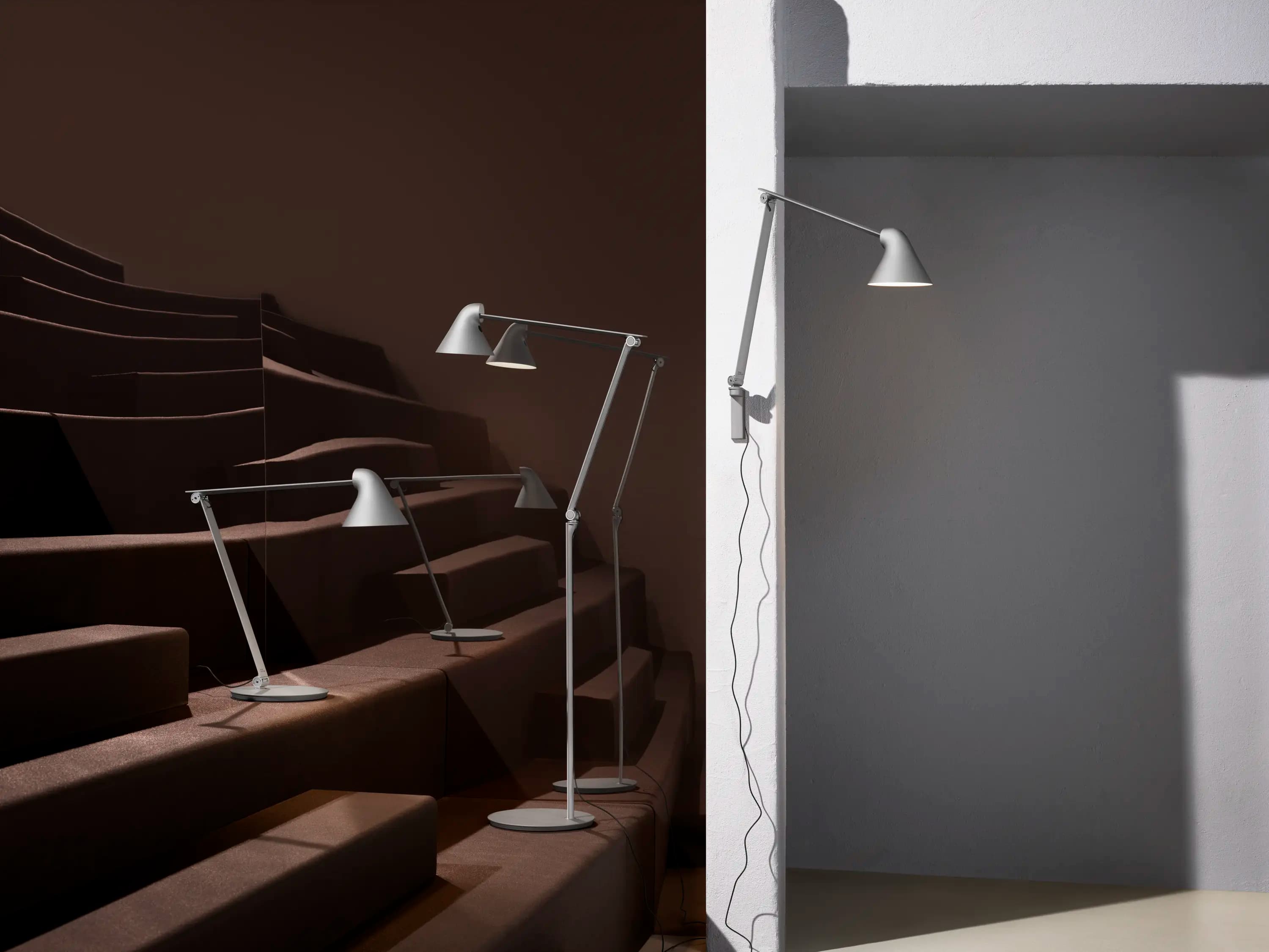 Louis Poulsen NJP Floor Lamp Light aluminium grey — фото 4