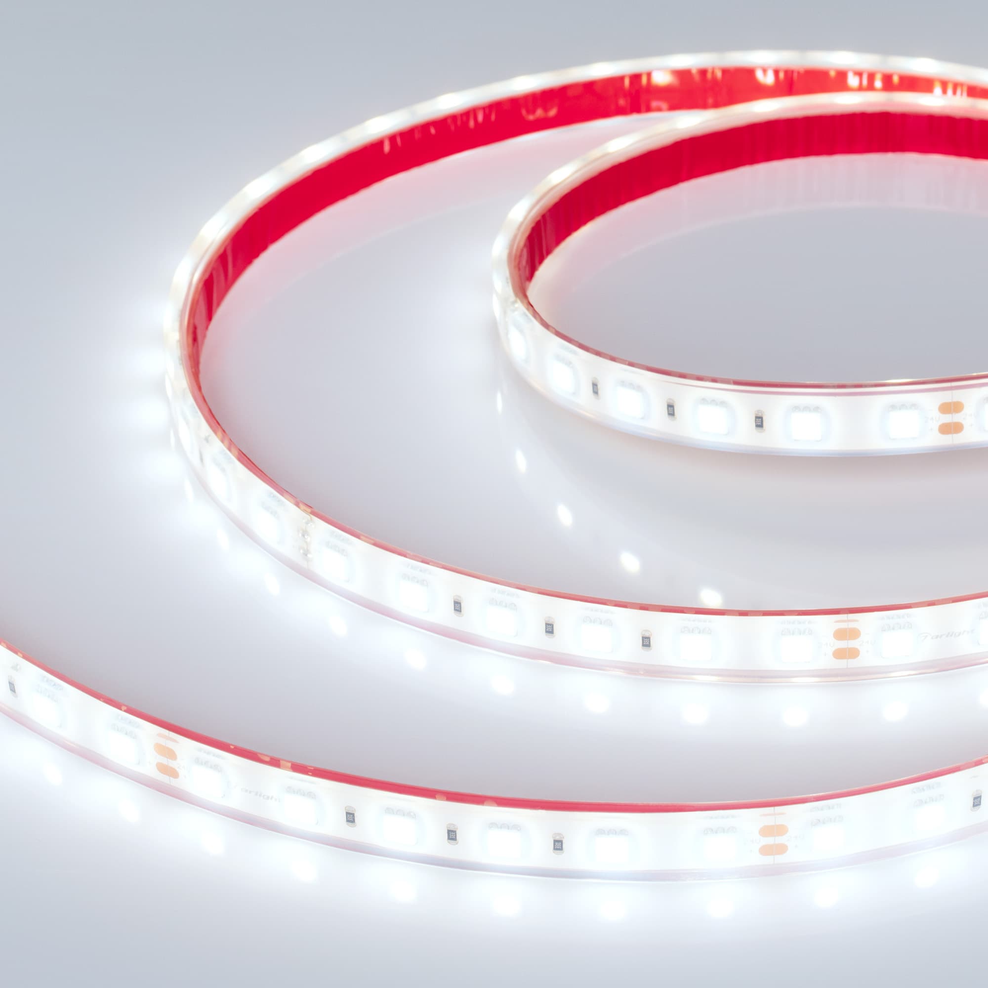 Светодиодная лента герметичная RTW-PFS-B60-13mm 24V Cool 10K (14.4 W/m, IP68, 5060, 5m) (Arlight, 14.4 Вт/м, IP68) 036443 — фото 1