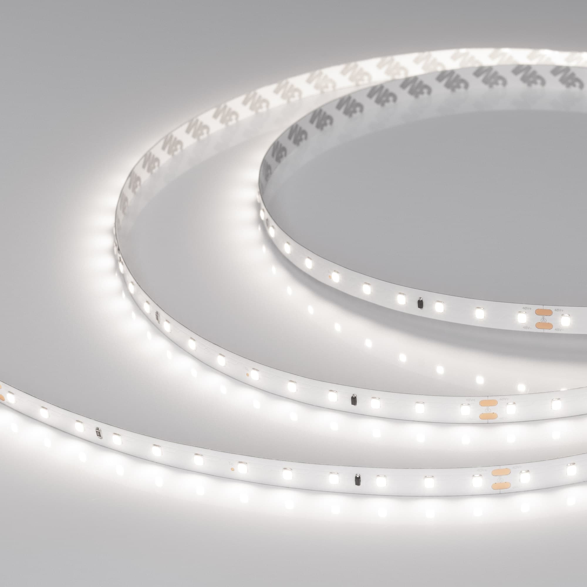 Светодиодная лента IC-A72-10mm 48V White6000 (3.8 W/m, IP20, 2835, 60m) (Arlight, стабилизированная) 038807 — фото 1