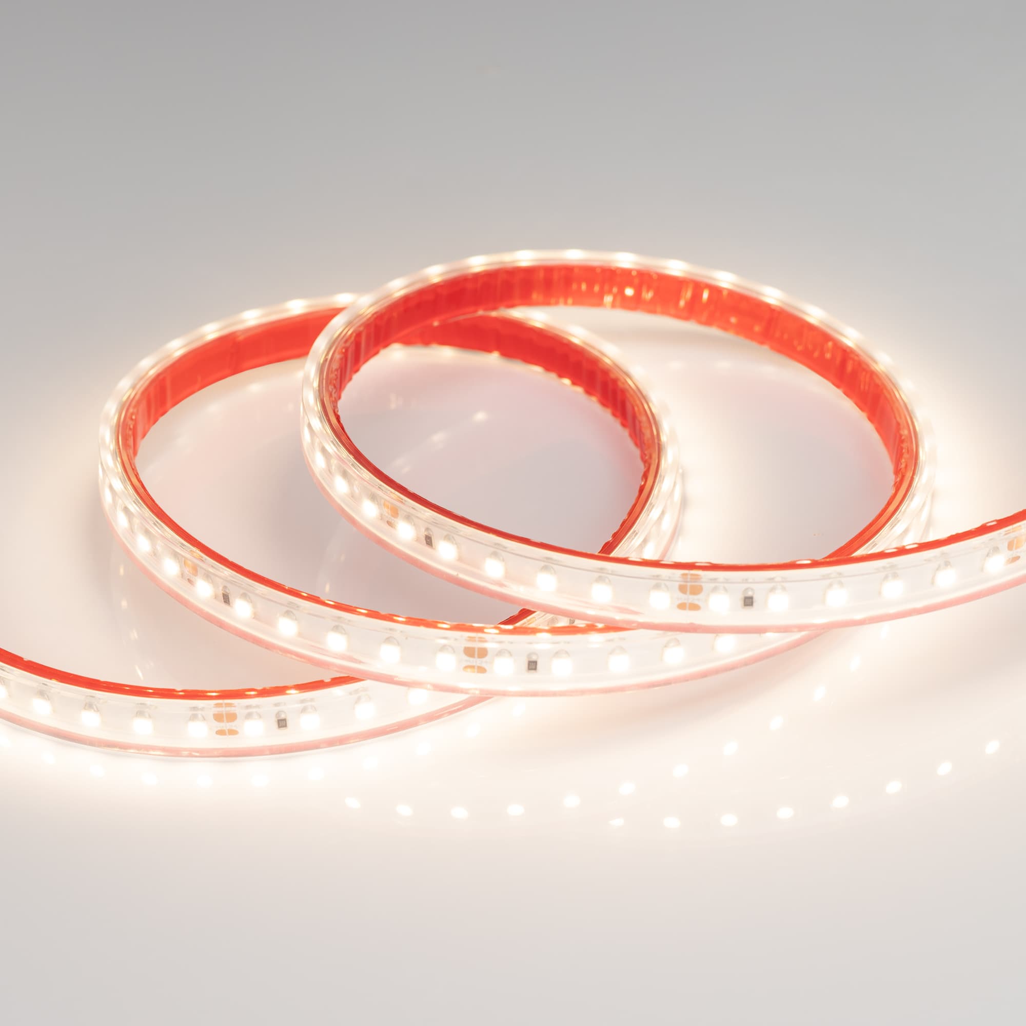 Светодиодная лента RTW 2-5000PS-50m 24V Warm2700 2x (3528, 120 LED/m, LUX) (Arlight, 9.6 Вт/м, IP67) 024579 — фото 2