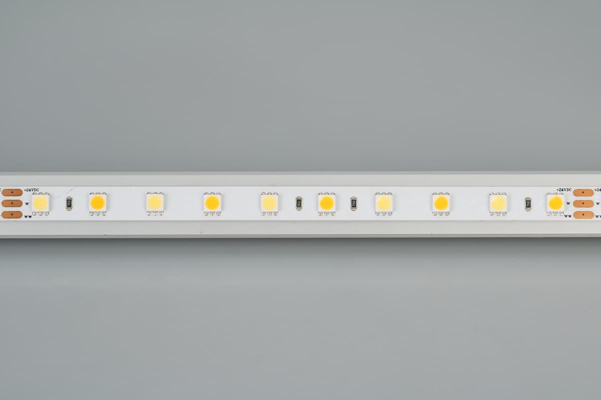 Светодиодная лента RT 6-5000 24V White-MIX 2x (5060, 60 LED/m, LUX) (Arlight, Изменяемая ЦТ) 025213 — фото 2