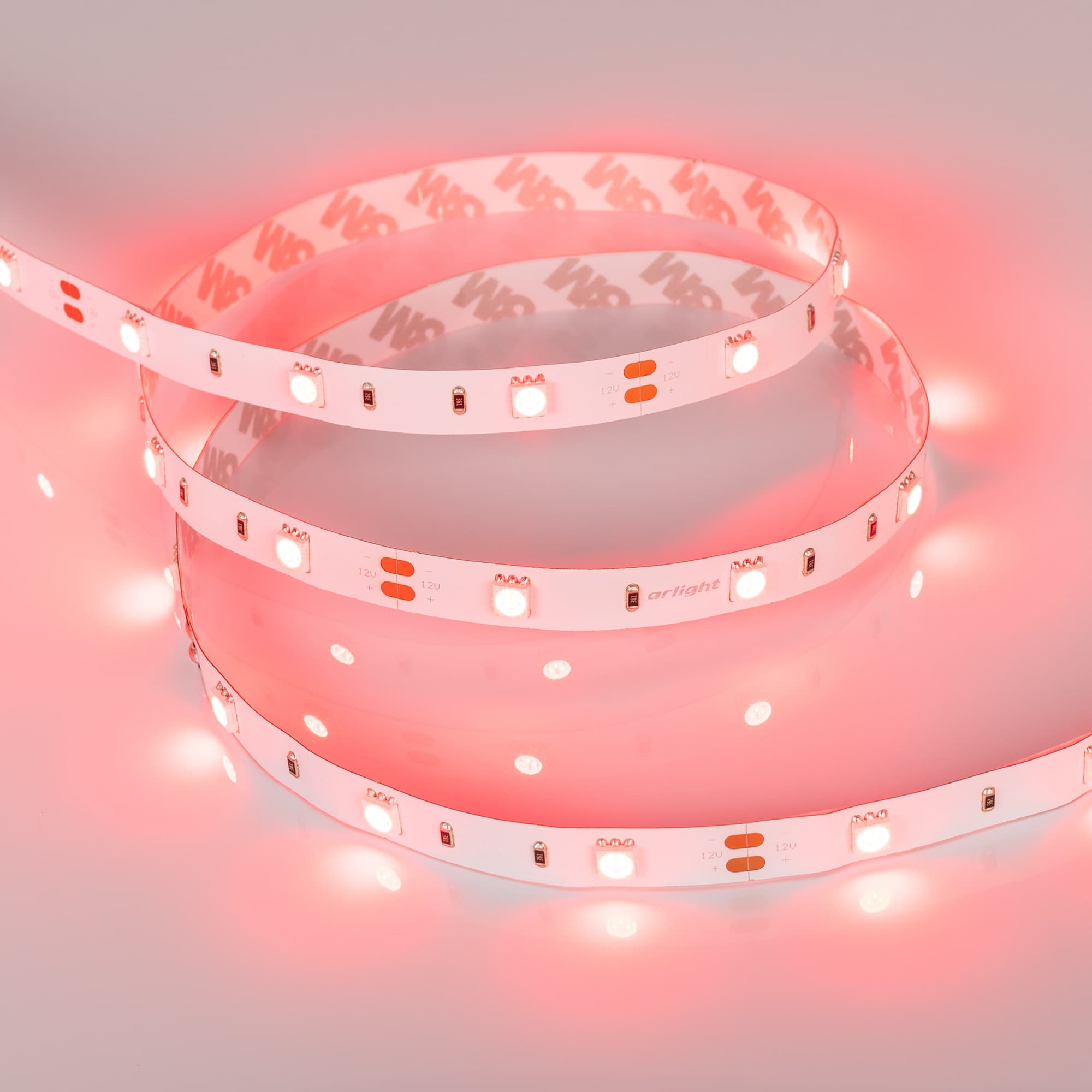 Светодиодная лента RT 2-5000 12V Red (5060, 150 LED, LUX) (Arlight, 7.2 Вт/м, IP20) 010599 — фото 3