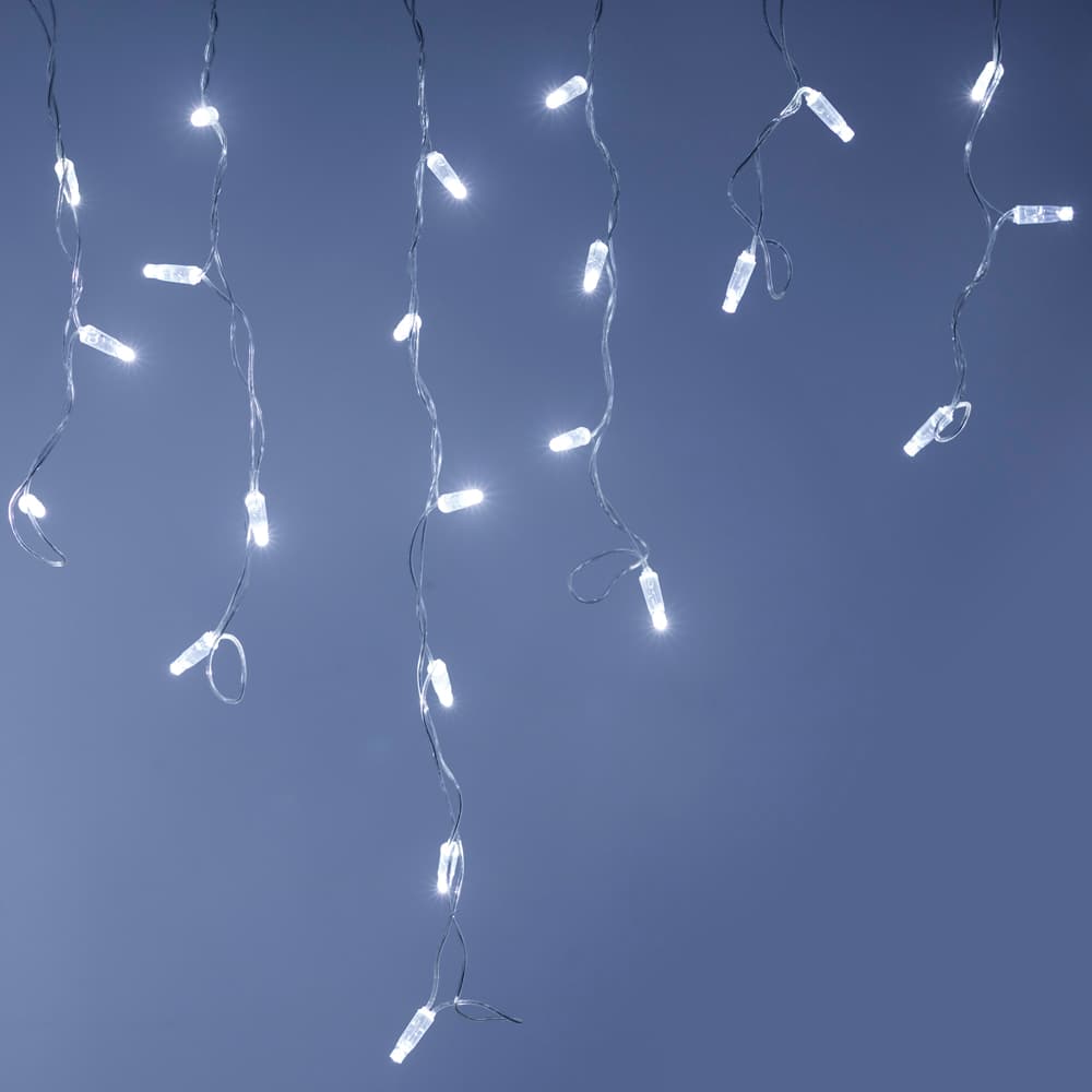 Arlight Светодиодная гирлянда ARD-EDGE-CLASSIC-2400x600-CLEAR-88LED-FLASH WHITE (230V, 6W) (Ardecoled, IP65) 026003