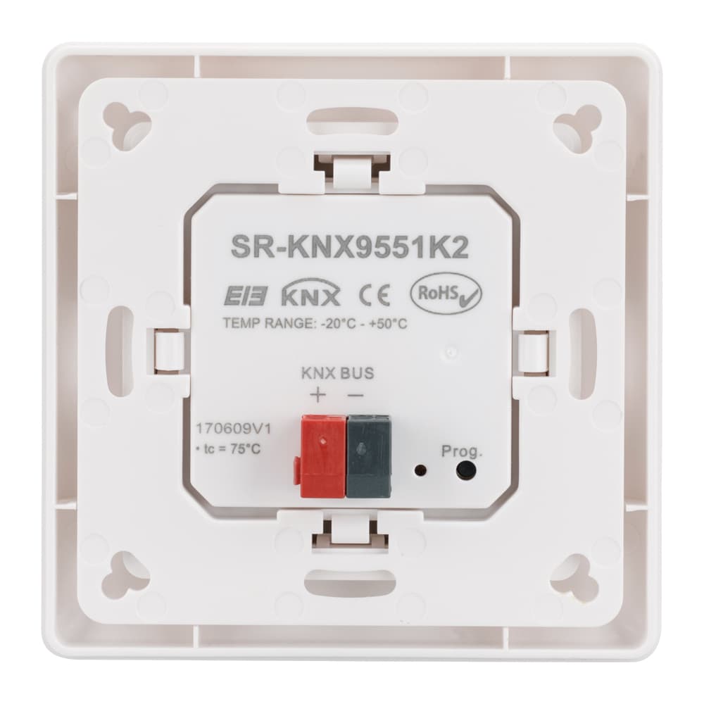 Панель Knob SR-KN9551K2-UP White (KNX, DIM) (Arlight, IP20 Пластик, 3 года) 023487 Arlight — фото 3