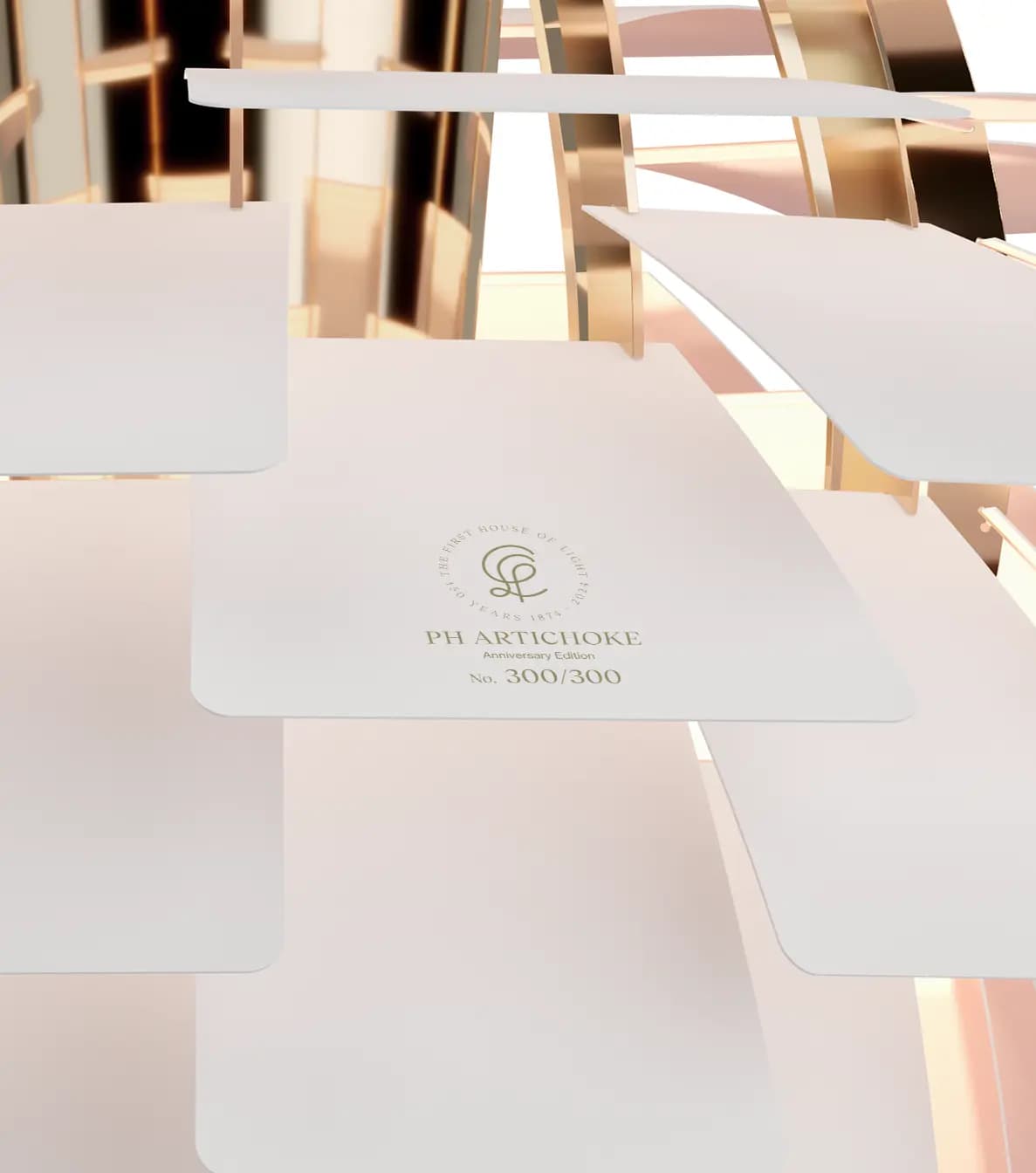 Louis Poulsen PH Artichoke Anniversary Edition Matte white/pale rose Ø 480 — фото 6