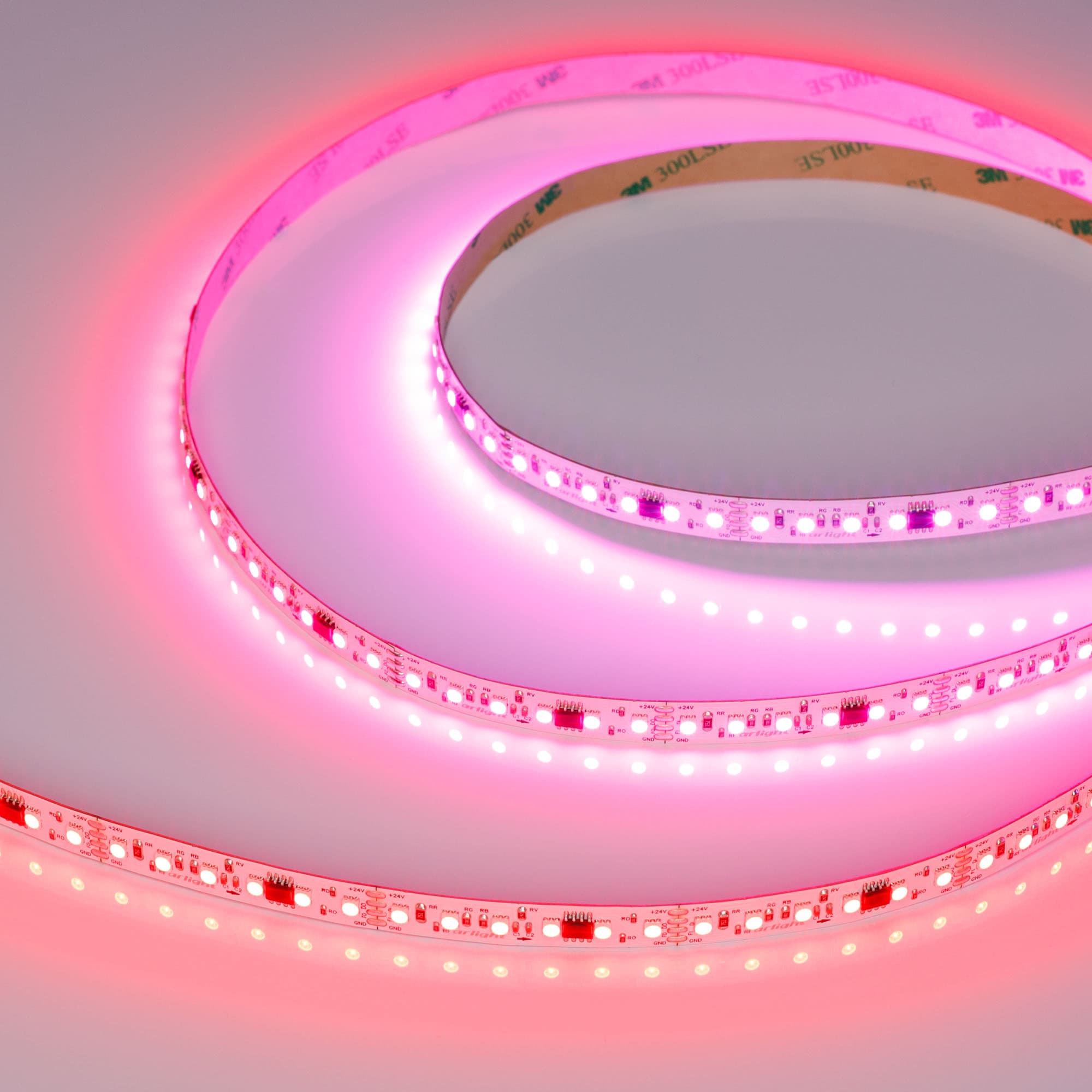 Светодиодная лента SPI-A120-10mm 24V RGB-PX6-BPT (23 W/m, IP20, 2835, 5m) (Arlight, бегущий огонь) 046871 — фото 1