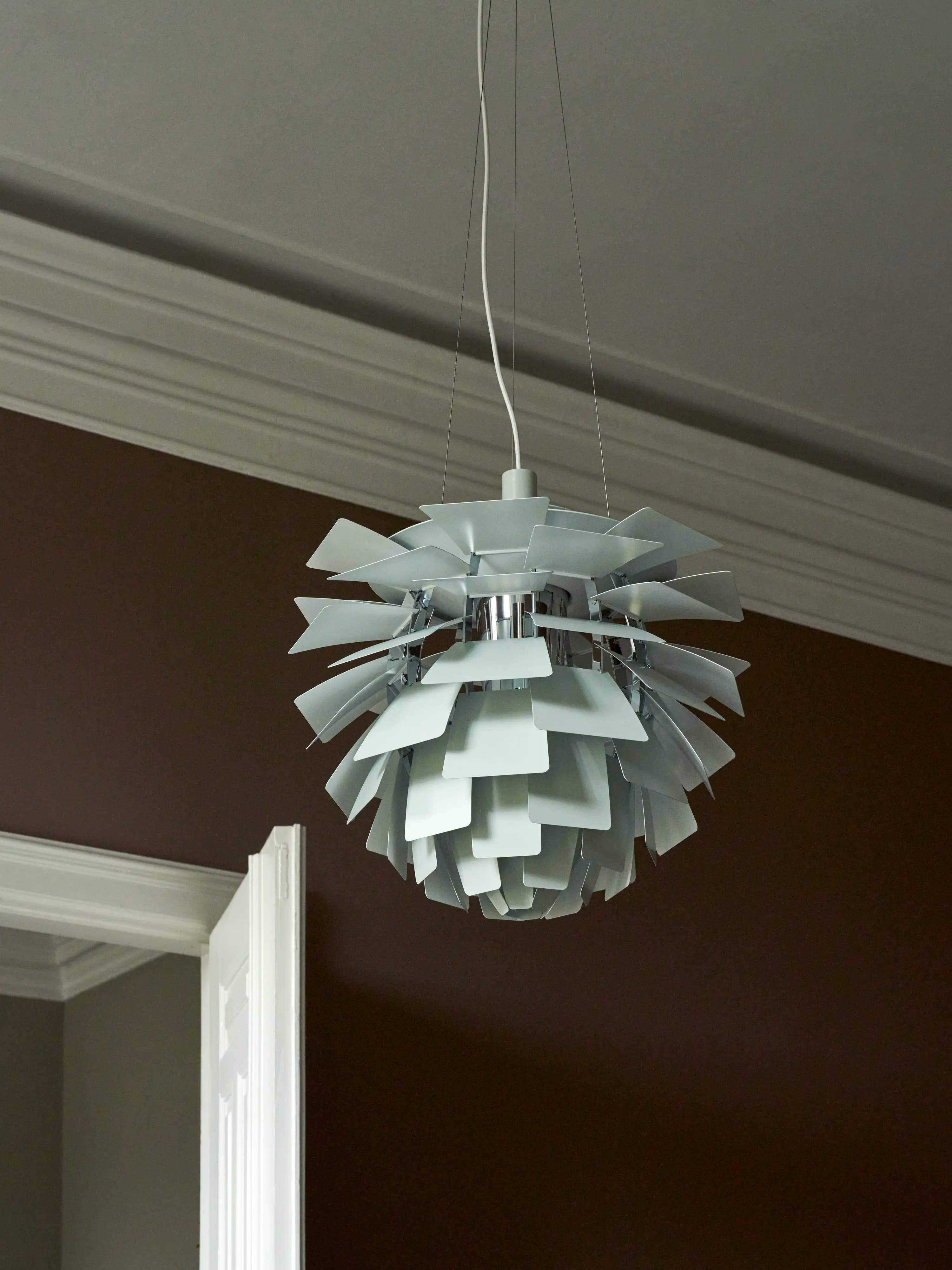 Louis Poulsen PH Artichoke Dusty green/high lustre chrome plated Ø 600 — фото 4