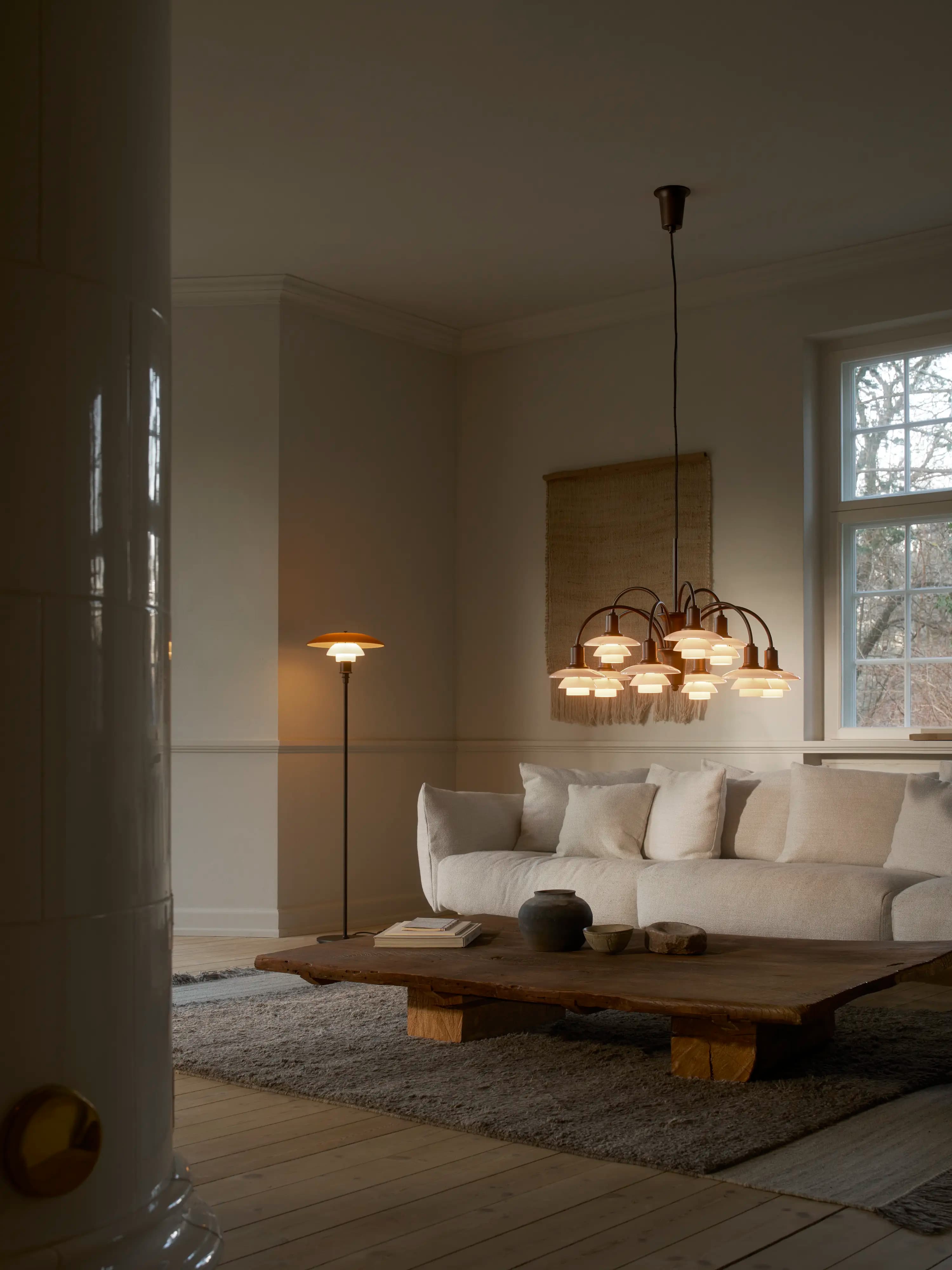 Louis Poulsen PH 1/1 Chandelier Centenary Edition Aged brass/dusty terracotta 9-ARMS — фото 9