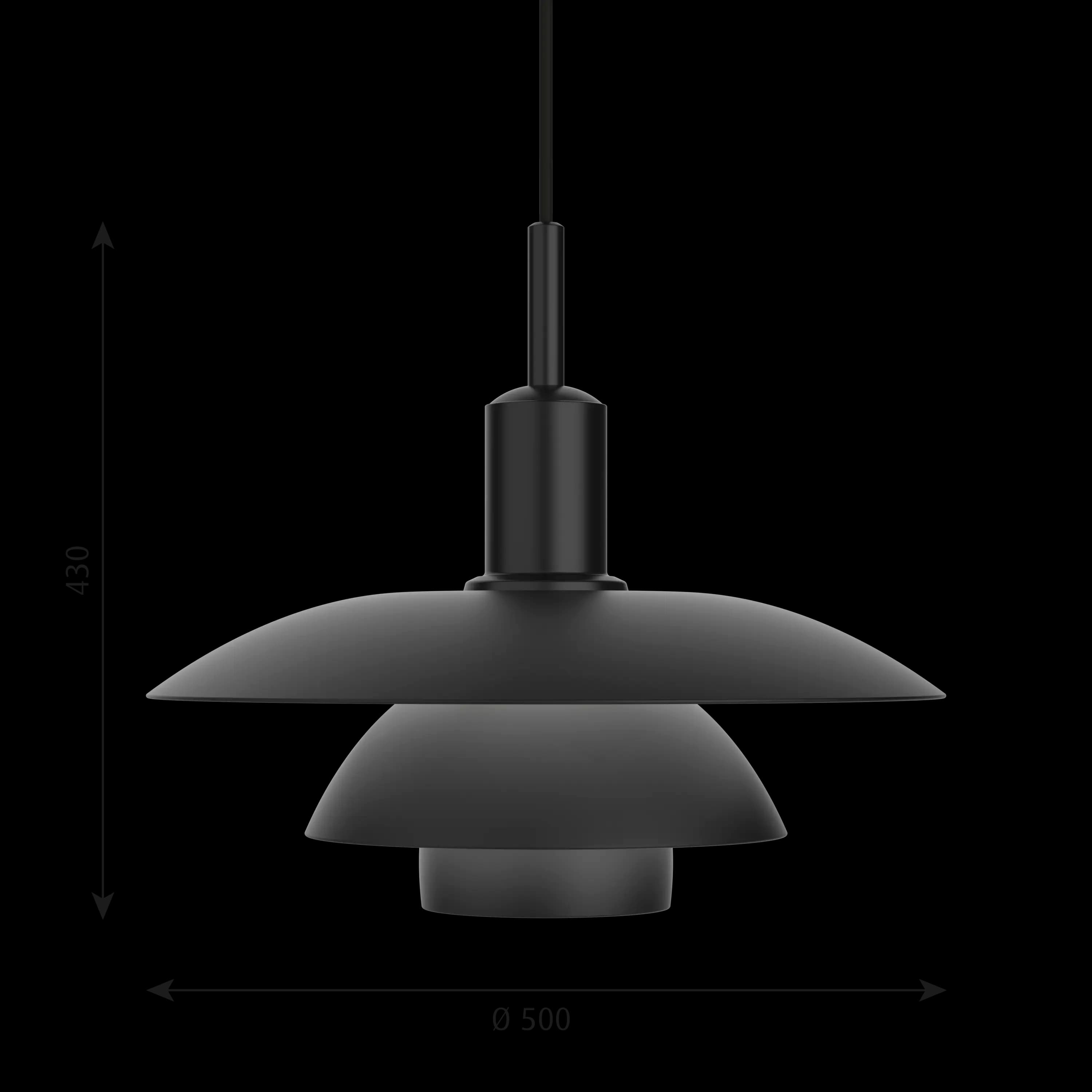 Louis Poulsen PH 5/5 Pendant Metal black — фото 6