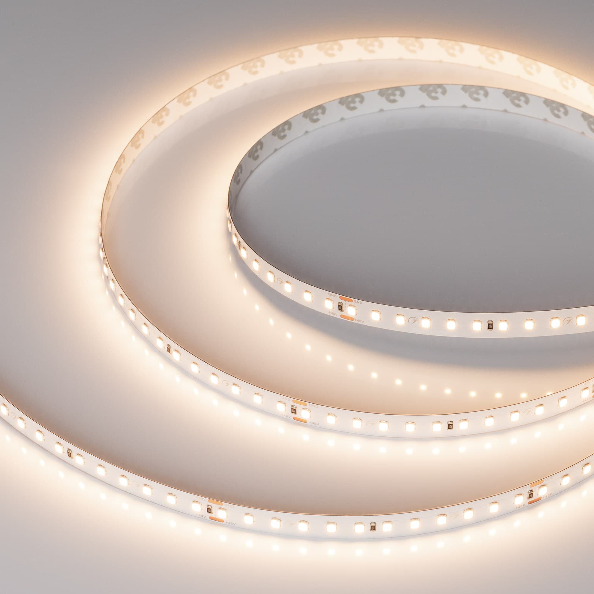 Светодиодная лента UL-A120-10mm 48V Warm3000 (10 W/m, IP20, 30m) (Arlight, Открытый) 053137 — фото 1
