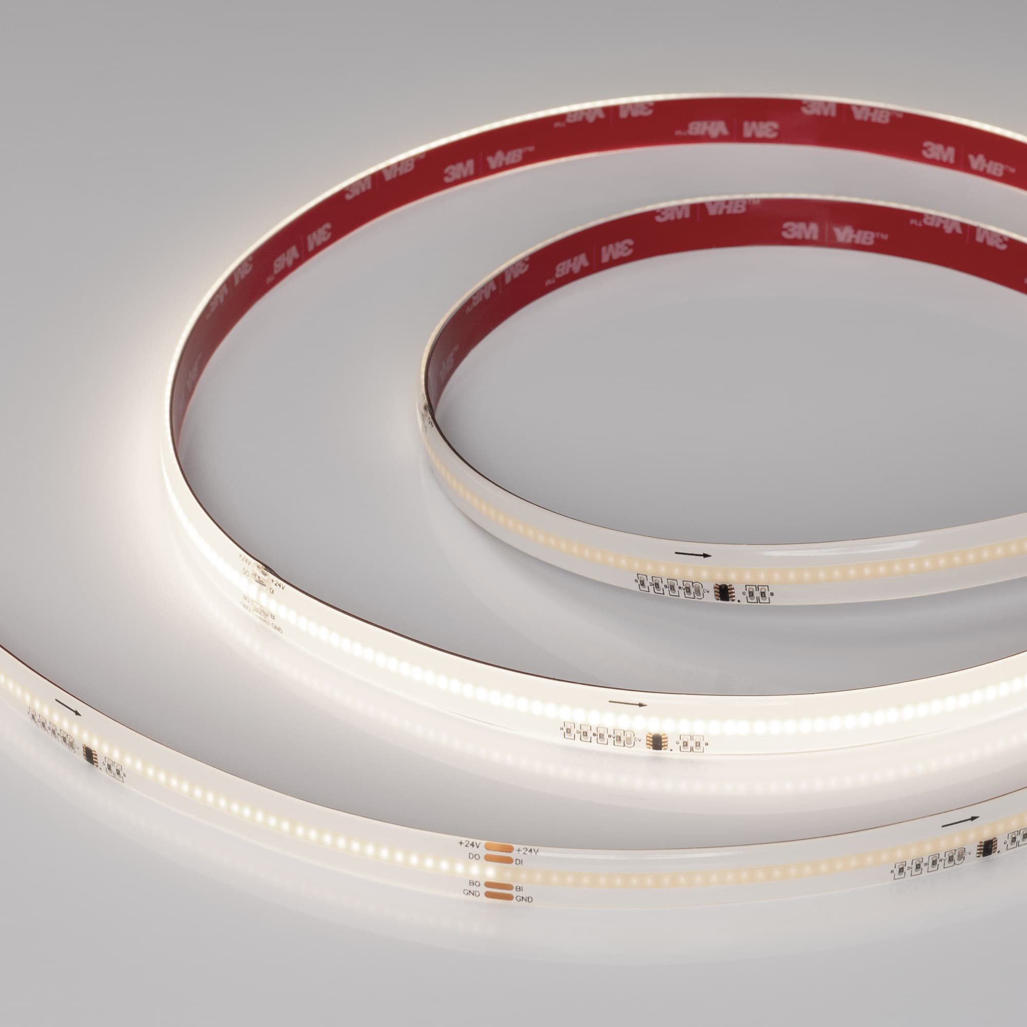 Светодиодная лента герметичная SPI-COB-SE-X378-12mm 24V Day4000-PX63-BPT (7 W/m, IP65, 5m) (Arlight, бегущий огонь) 041388 — фото 1