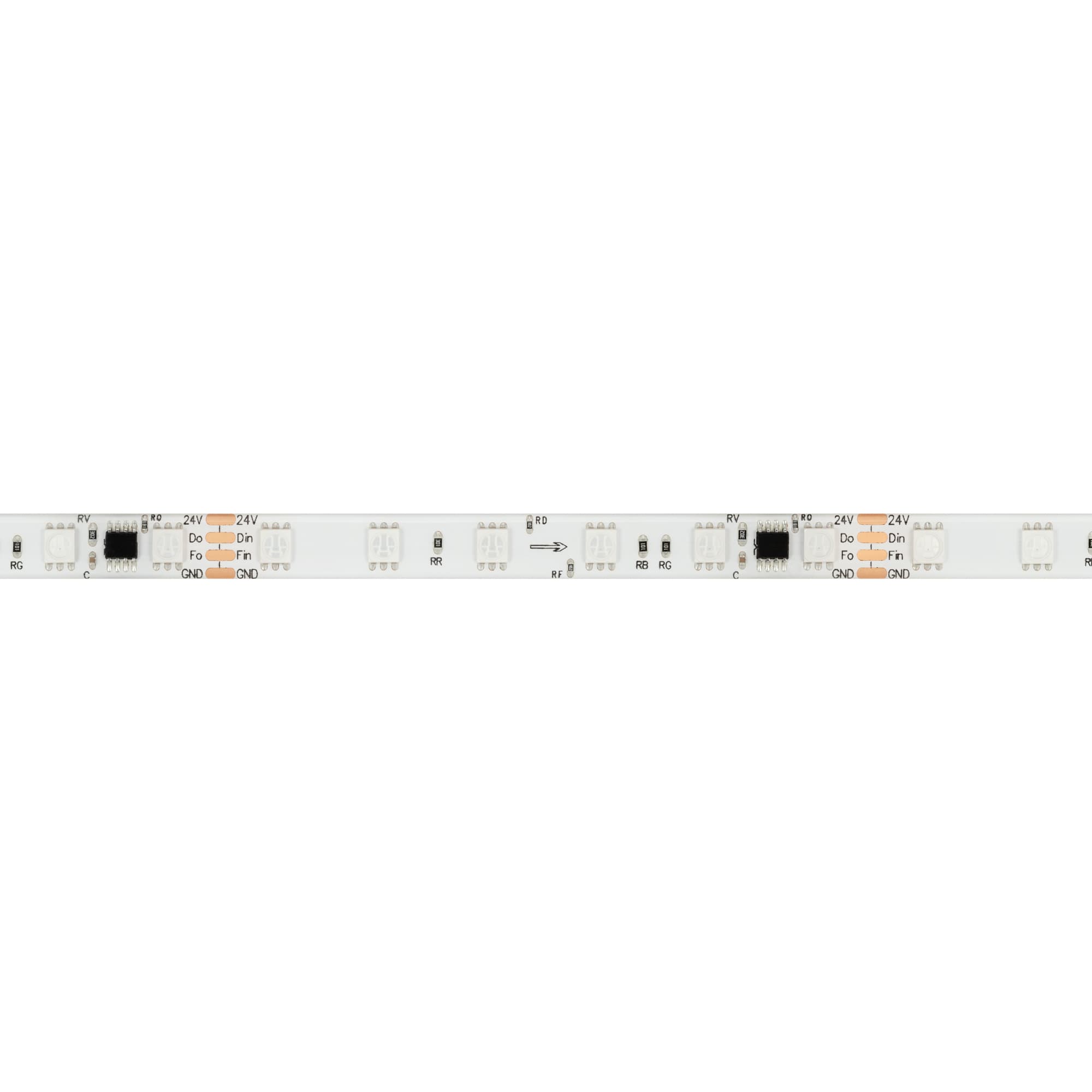 Светодиодная лента герметичная SPI-SE-B60-10mm 24V RGB-PX6-BPT (12 W/m, IP65, 5060, 5m) (Arlight, бегущий огонь) 039601 — фото 5