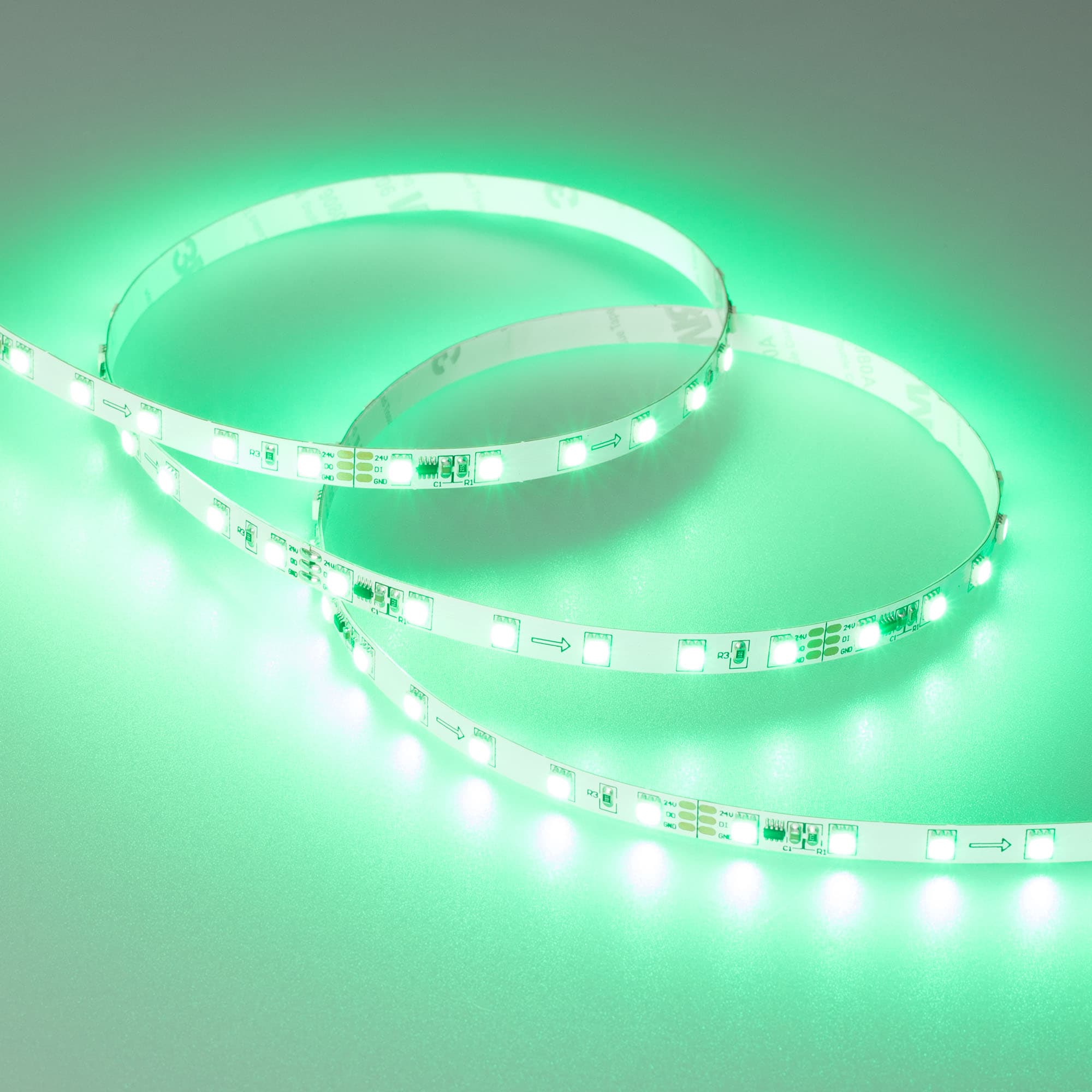 Светодиодная лента SPI-F72-7mm 24V RGB-PX6 (14.4 W/m, IP20, 3535, 5m) (Arlight, Открытый, IP20) 030195(2) — фото 7