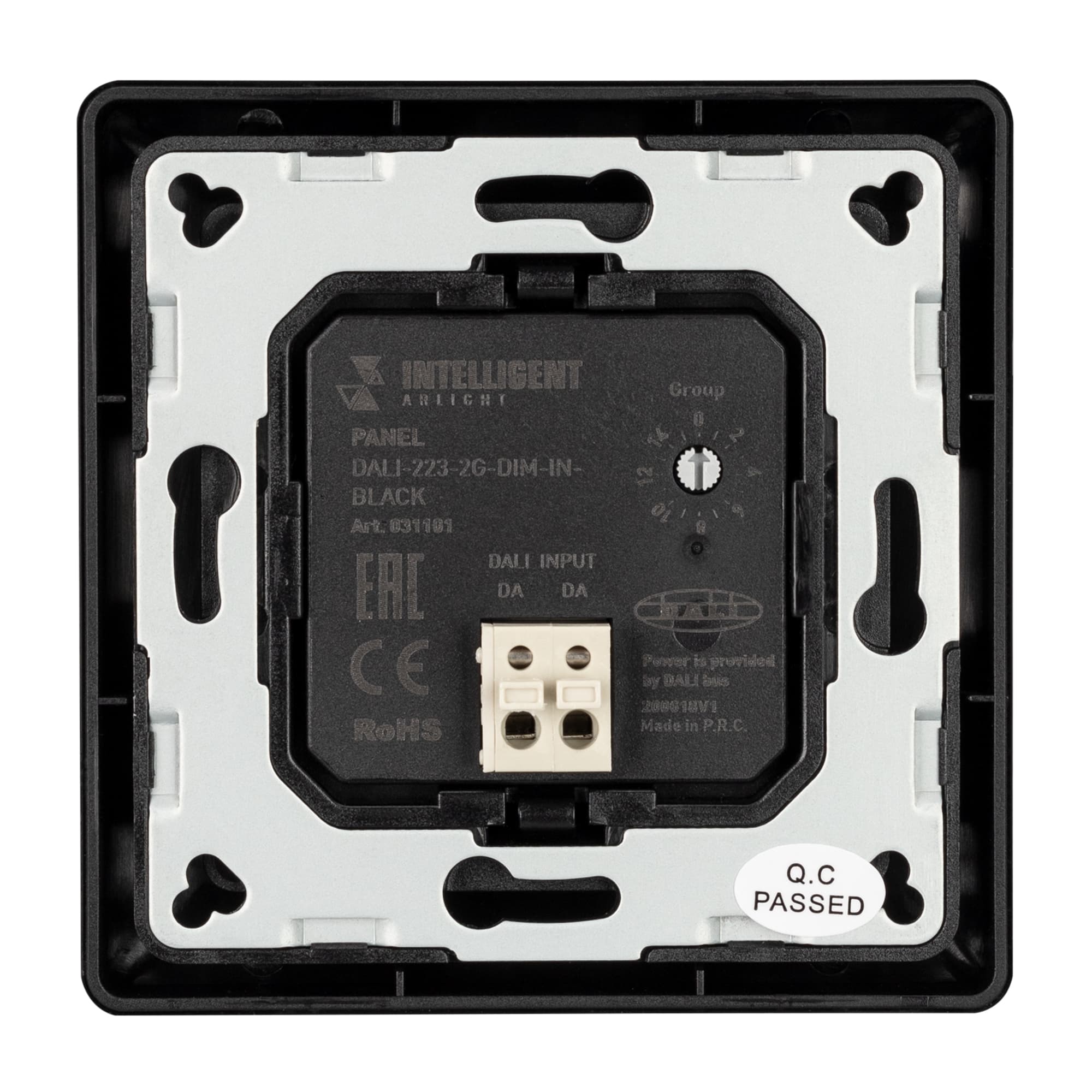 INTELLIGENT ARLIGHT Панель DALI-223-2G-DIM-IN-BLACK (BUS) (IARL, -) 031101 Arlight — фото 2
