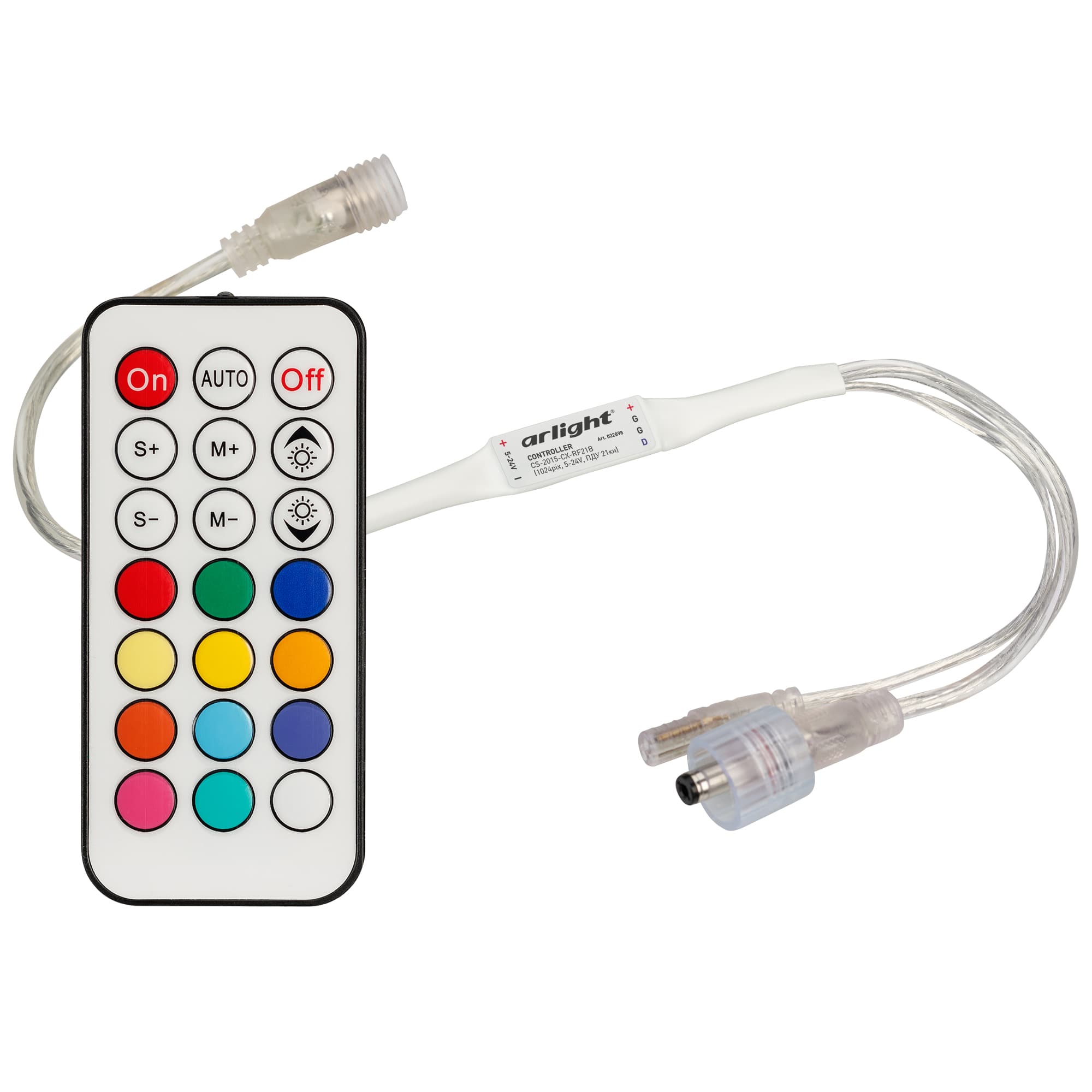 Контроллер CS-2015-CX-RF21B (1024pix, 5-24V, ПДУ 21кн) (Arlight, -) 022898 Arlight — фото 1
