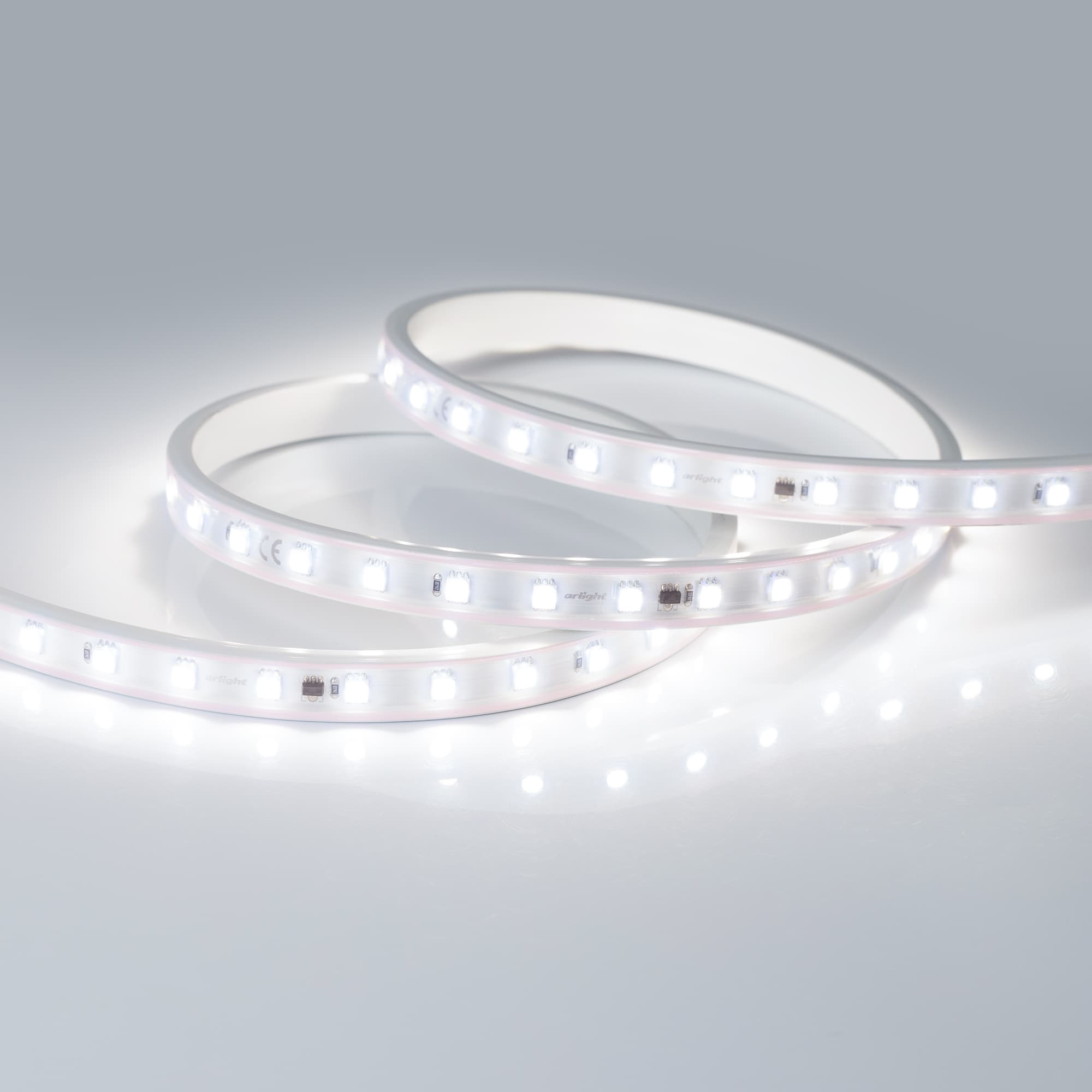 Светодиодная лента ARL-50000PV-230V Cool 10K (5060, 54 LED/m, WP2) (Arlight, 8 Вт/м, IP65) 027055 — фото 3